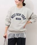 《WEB限定追加2》ヴィンテージライクカレッジロゴスウェット