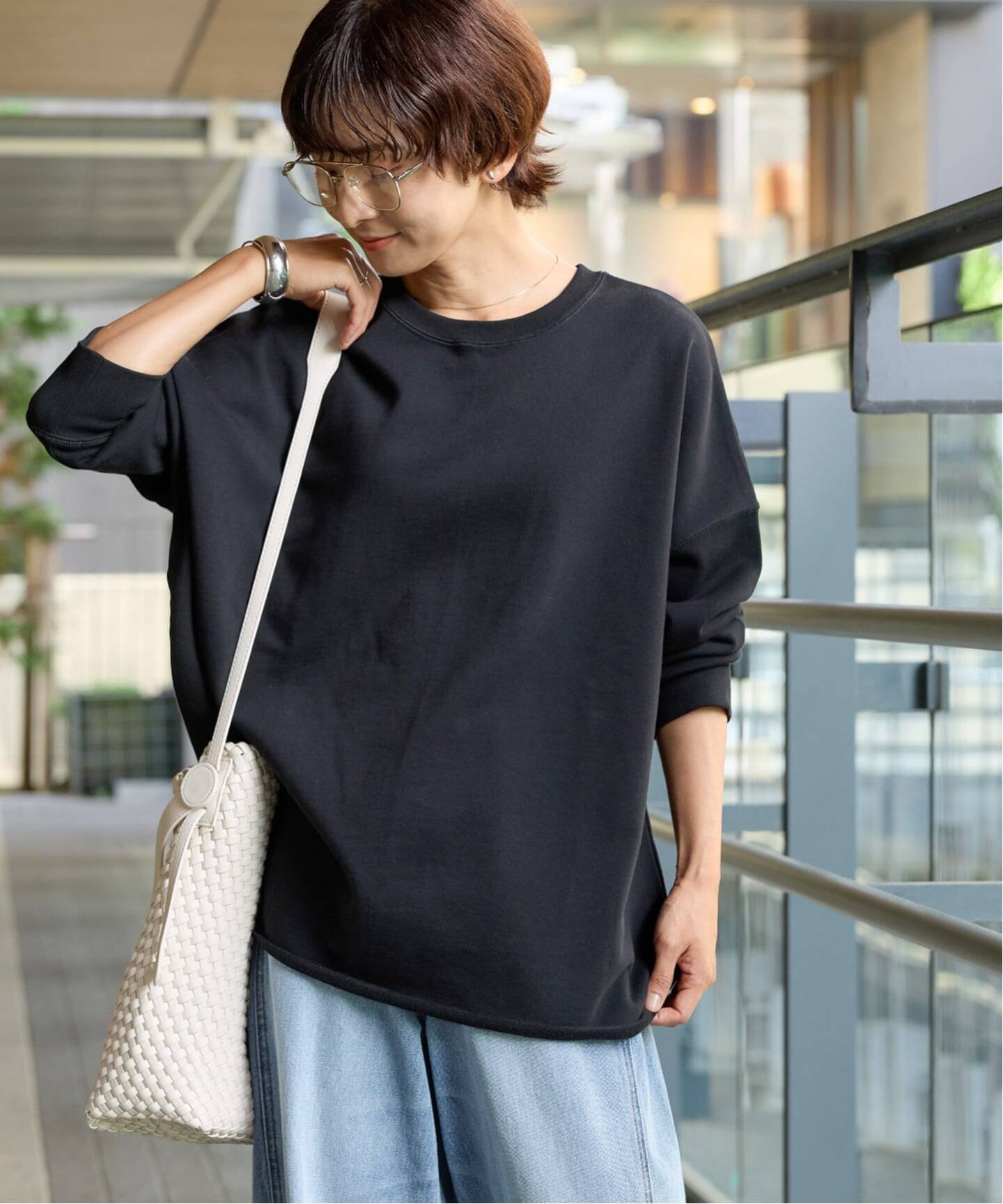 【ジャーナルスタンダードrelume】カットオフオーバーサイズロングスウェット JOURNAL STANDARD - 【ジャーナルスタンダードrelume】カットオフ