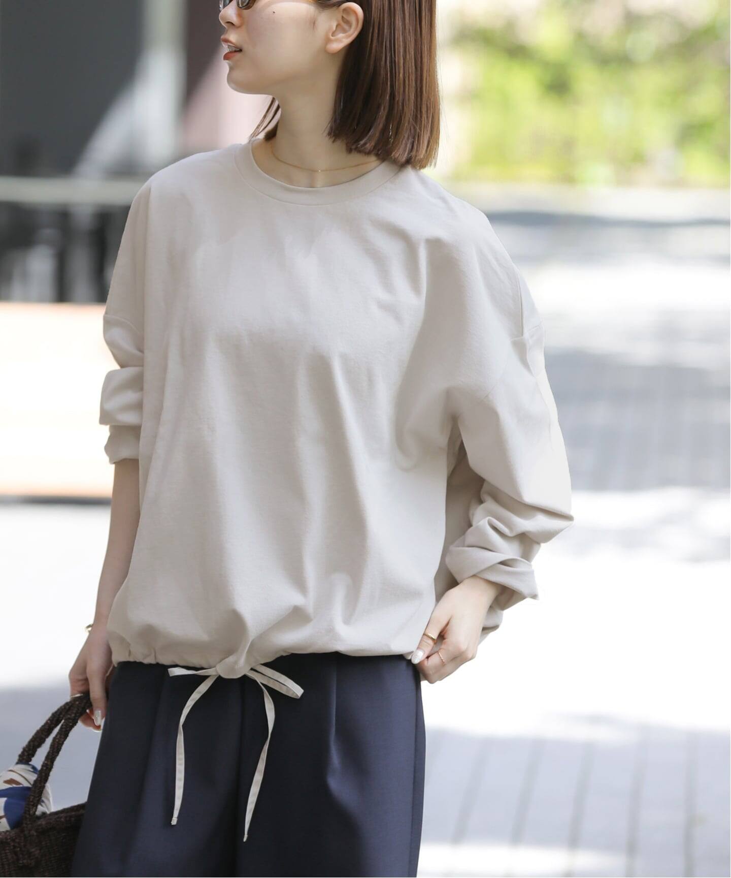 追加2 / 新色》ギャザーヘムロングスリーブ（Tシャツ／カットソー