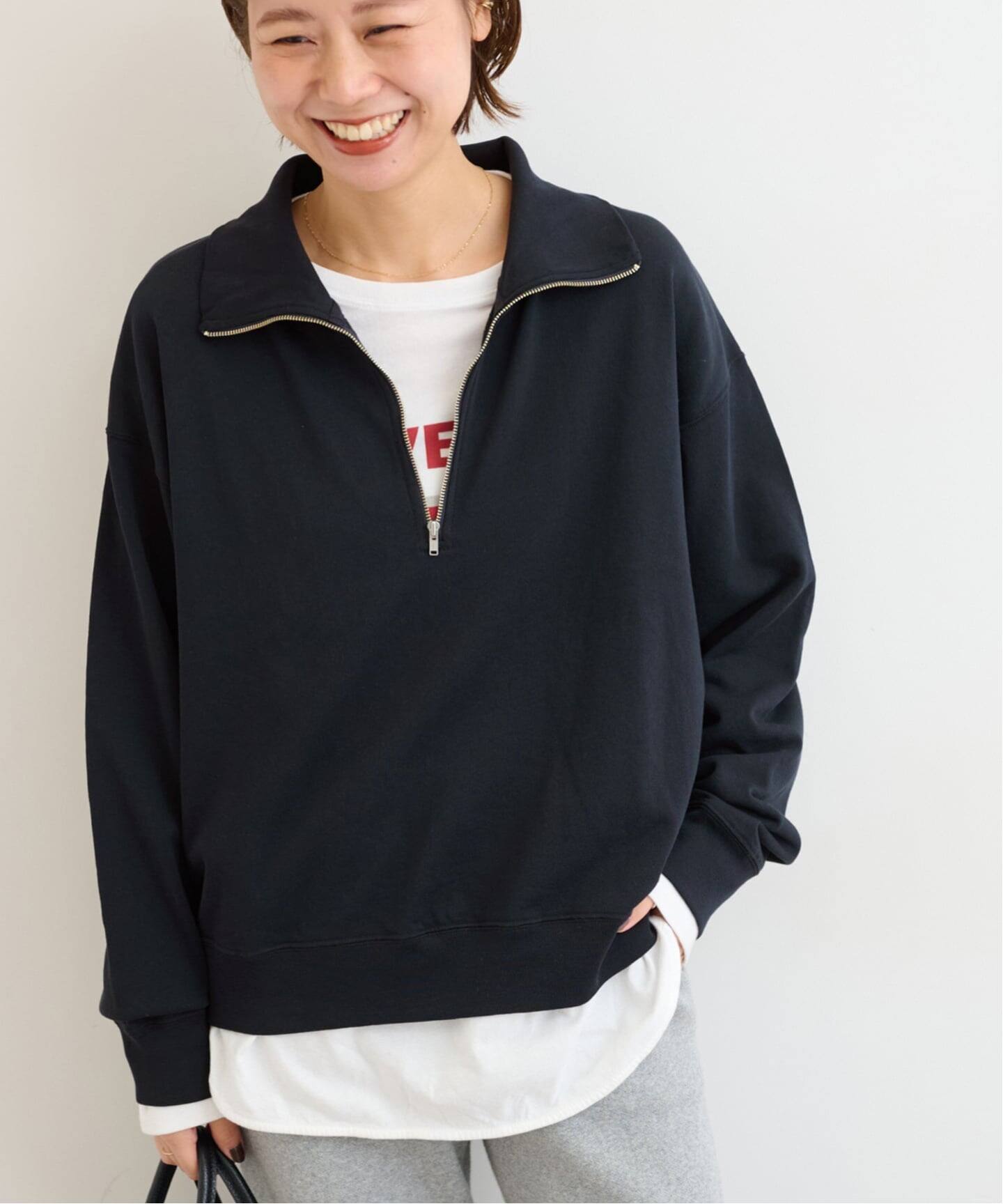 ハーフジップライトスウェット（スウェット）｜JOURNAL STANDARD