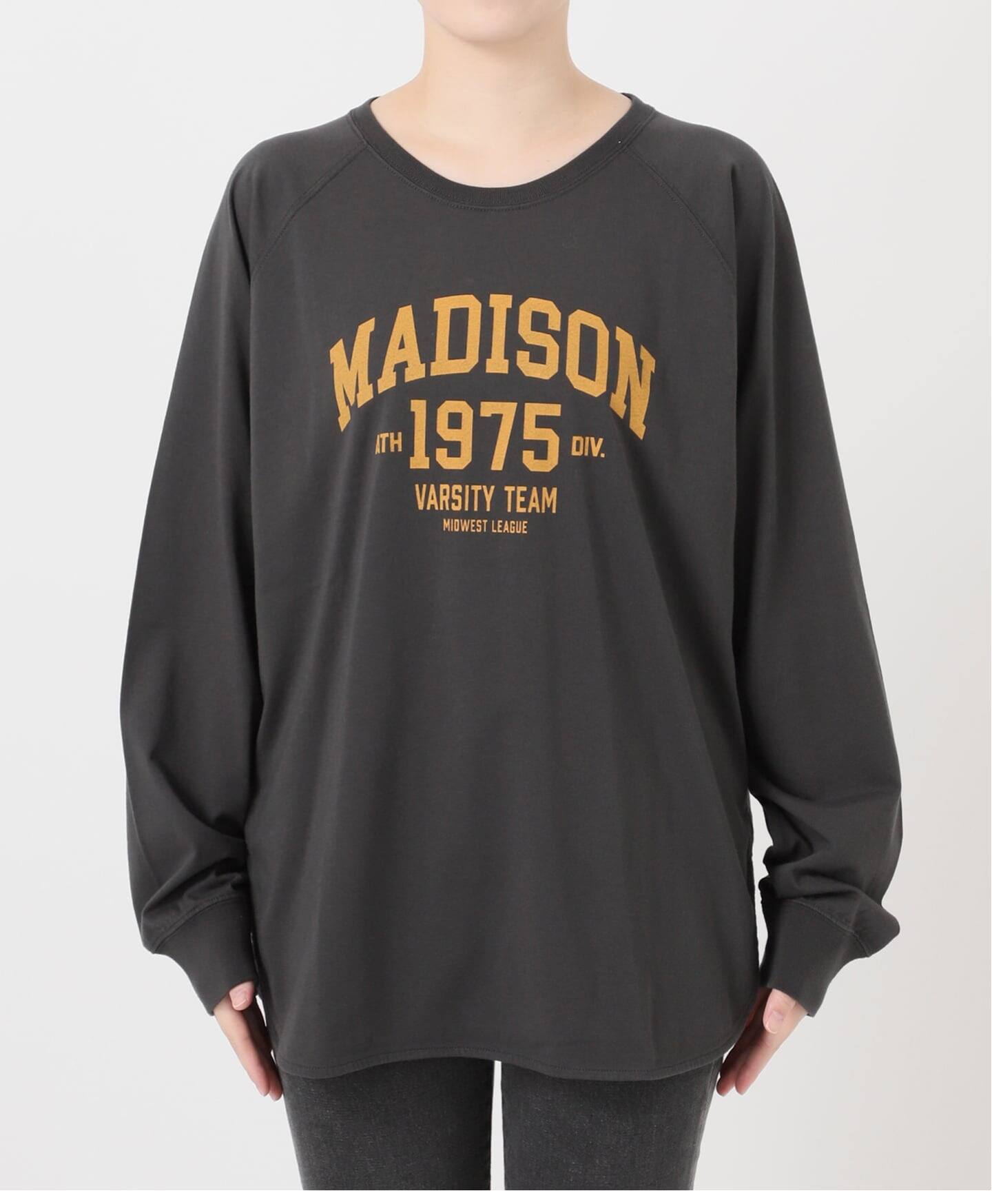追加》ラグランスリーブカレッジロングスリーブTEE（Tシャツ