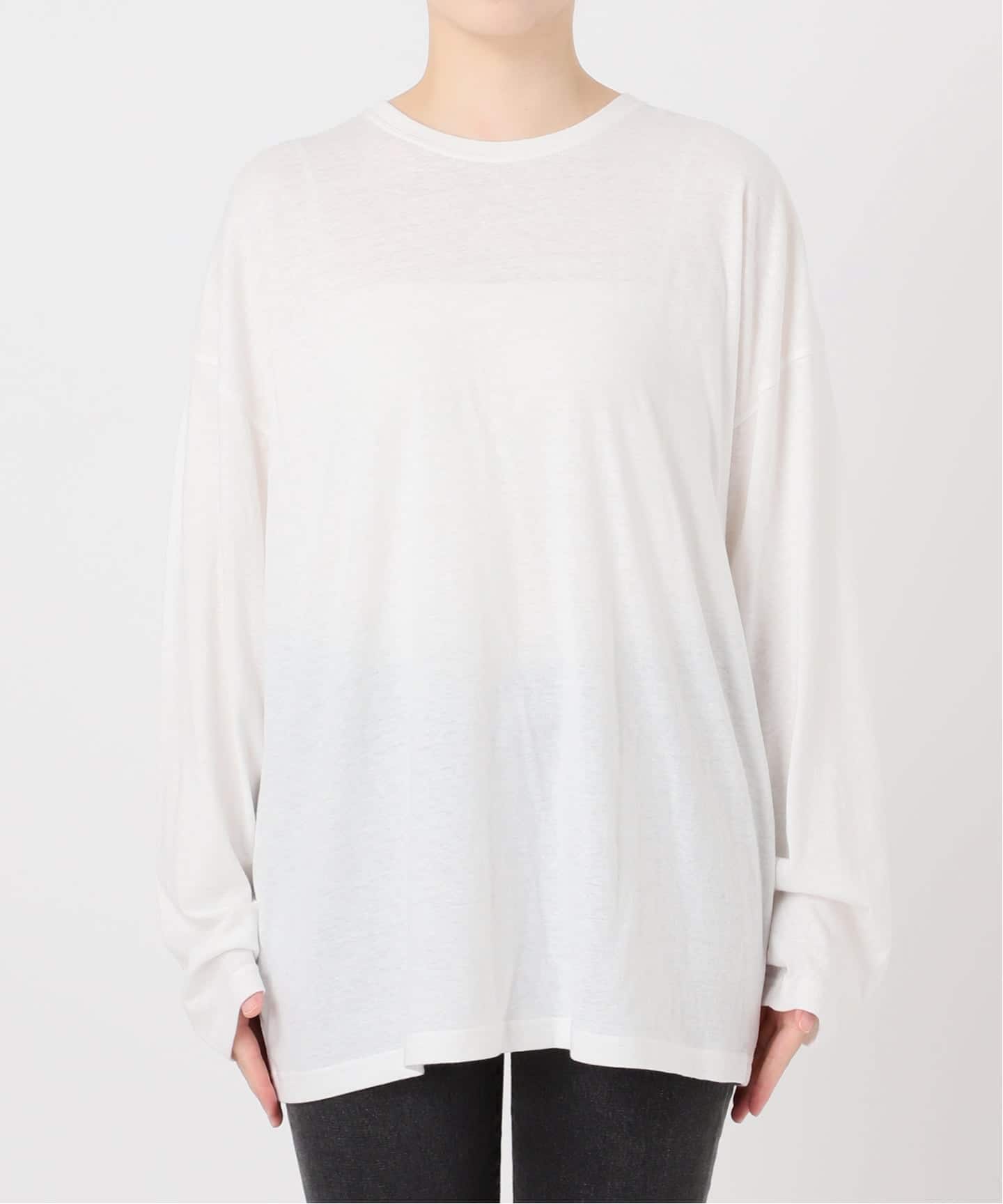25AW新作］【RENA x relume】スカーフ付きロングスリーブTEE（Tシャツ