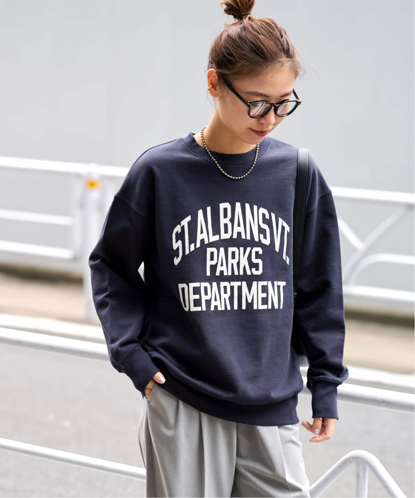 JOURNALSTANDARDrelume ST.ALBANSスウェット WEB限定追加予約4》ST.ALBANSロゴスウェット（スウェット）｜JOURNAL