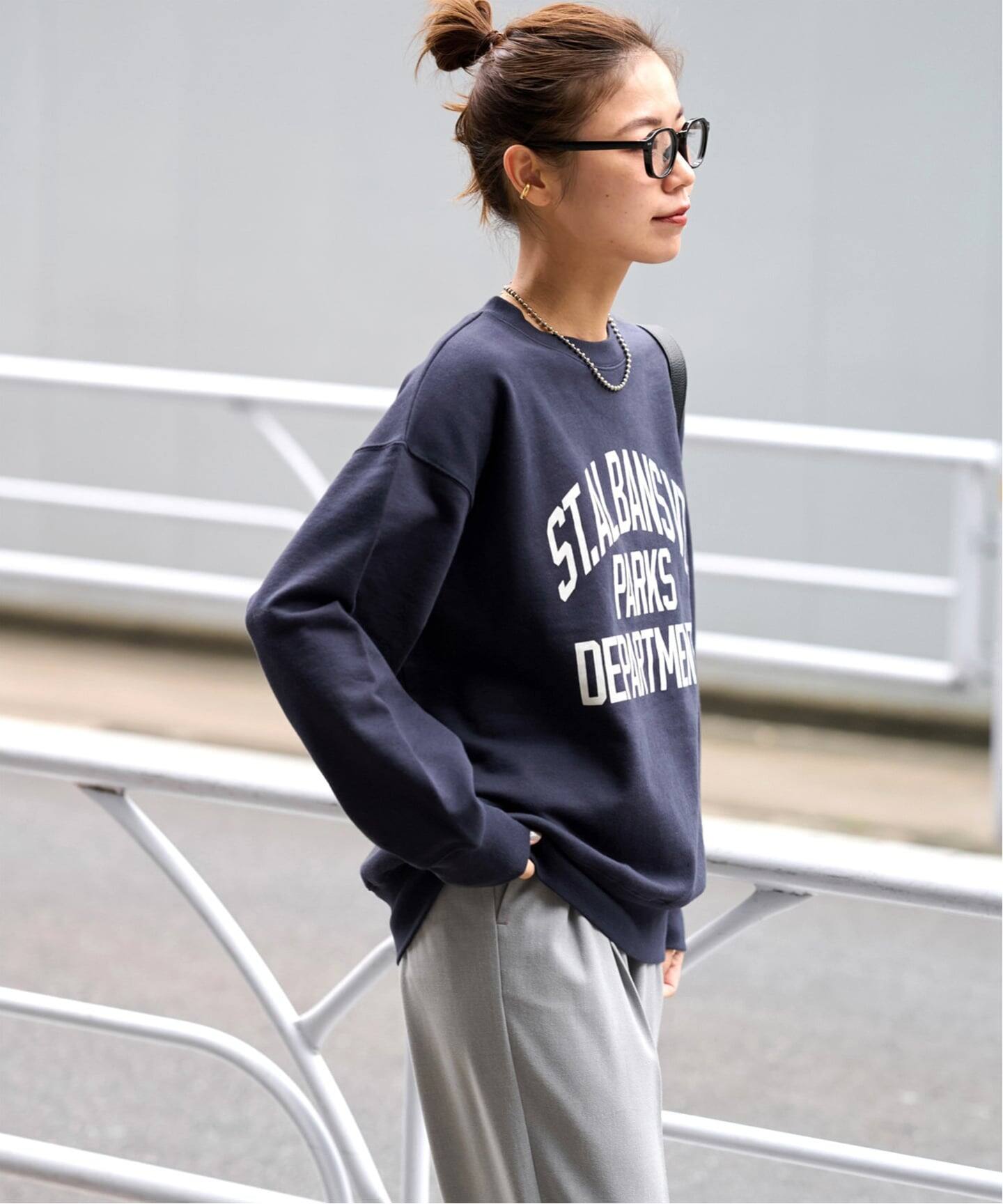 JOURNAL STANDARD ST.ALBANSロゴスウェット　ネイビー WEB限定追加予約4》ST.ALBANSロゴスウェット（スウェット）｜JOURNAL