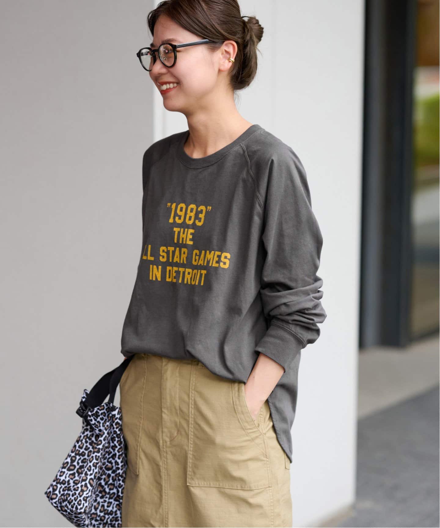 【新品】JOURNAL STANDARD relume ロンT 追加2》ラグランスリーブカレッジロングスリーブTEE（Tシャツ