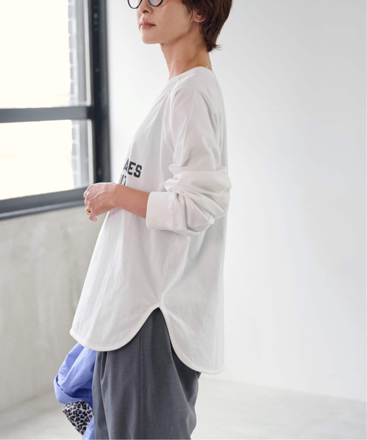 追加2》ラグランスリーブカレッジロングスリーブTEE（Tシャツ