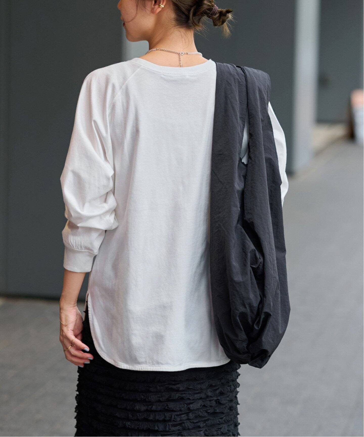 追加2》ラグランスリーブカレッジロングスリーブTEE（Tシャツ