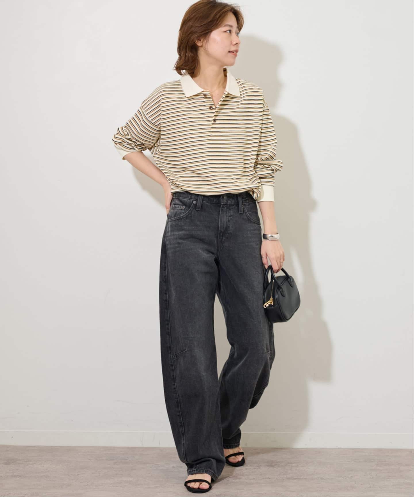 ジャーナルスタンダード レリューム（JOURNAL STANDARD relume）/ワッフルボーダー襟付きプルオーバー ワッフルボーダー襟付きプルオーバー（Tシャツ／カットソー）｜JOURNAL