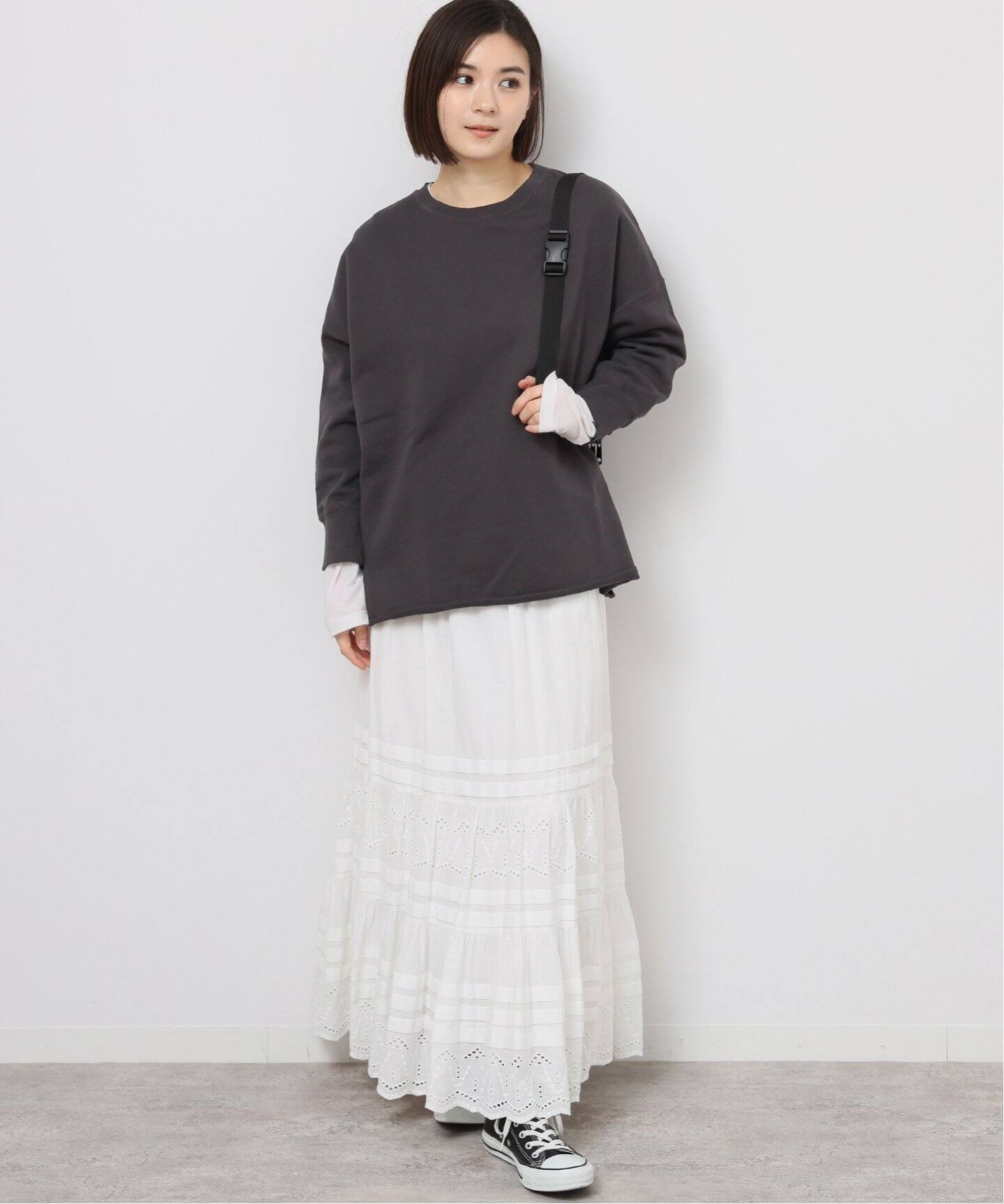 25SSJOURNAL STANDARD relume スウェット 追加6》オーバーサイズロングスウェット（スウェット）｜JOURNAL