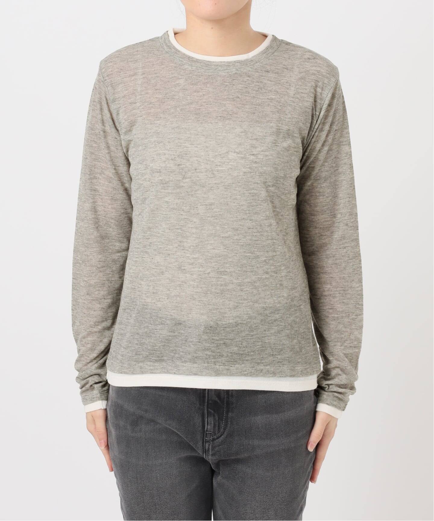 フェイクレイヤードロングスリーブTEE（Tシャツ／カットソー