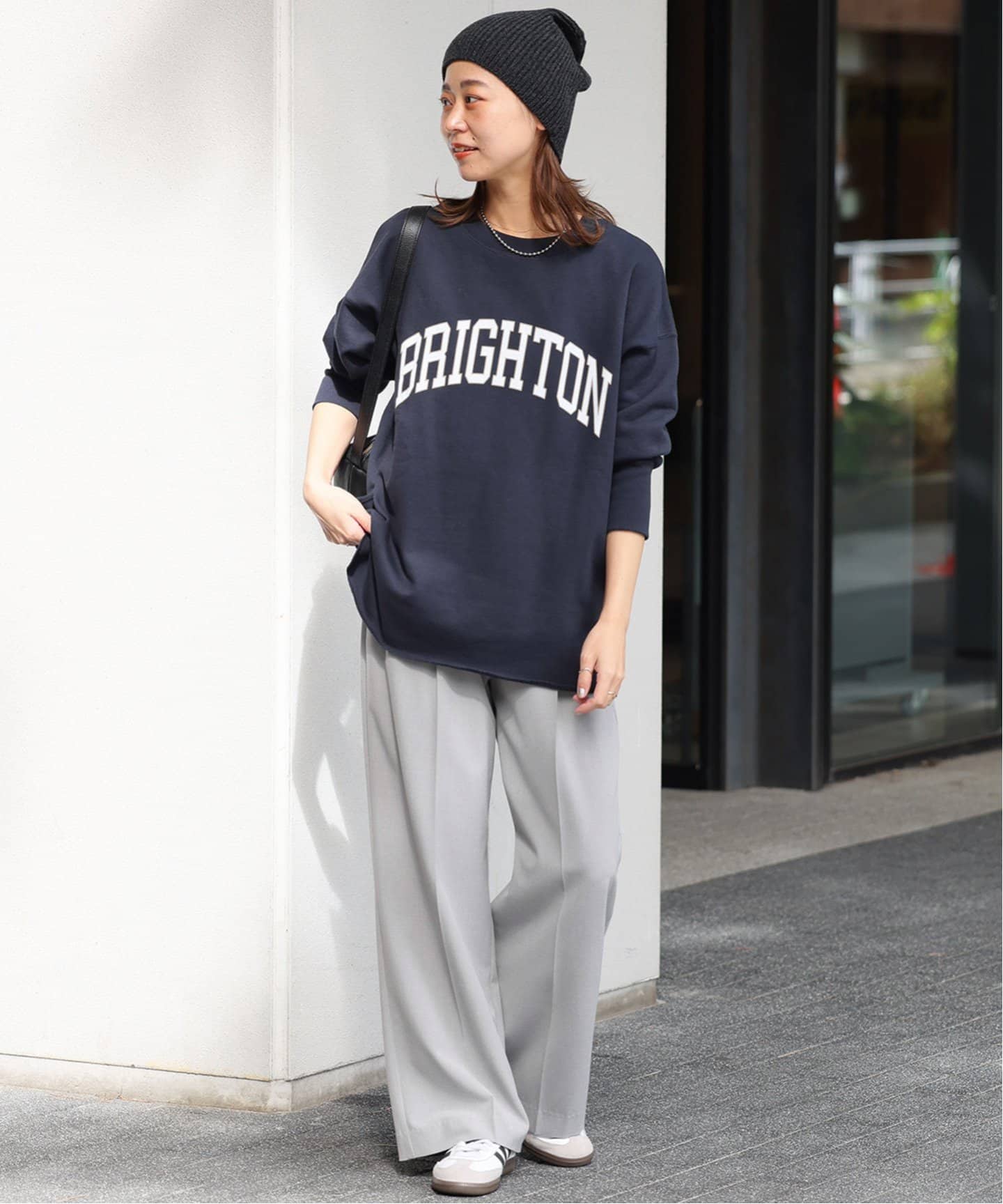 ジャーナルスタンダード　スエット JOURNAL STANDARD relume トレーナー スウェット BRIGHTONロゴ