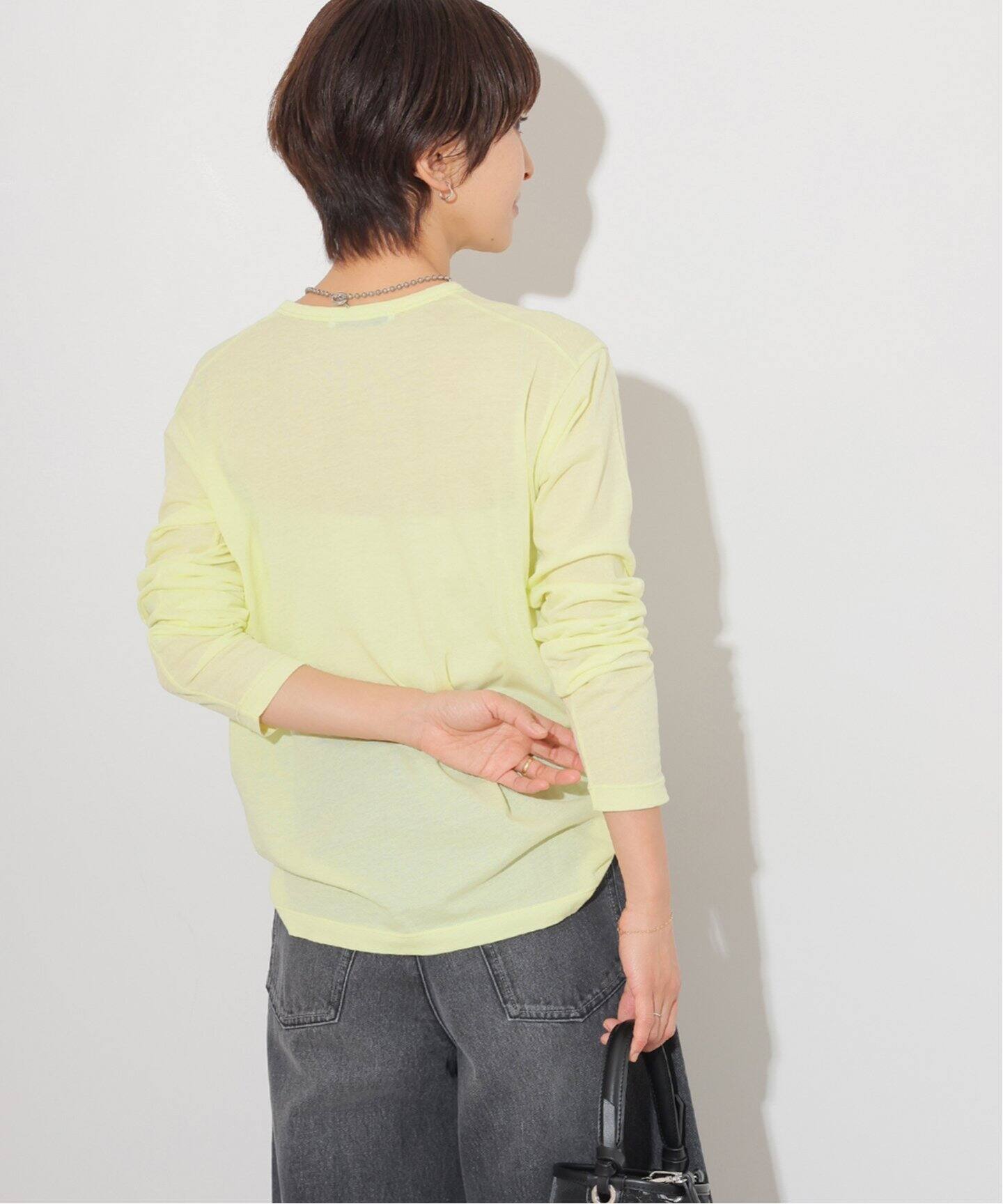 シアークルーネックロングTシャツ（Tシャツ／カットソー）｜JOURNAL