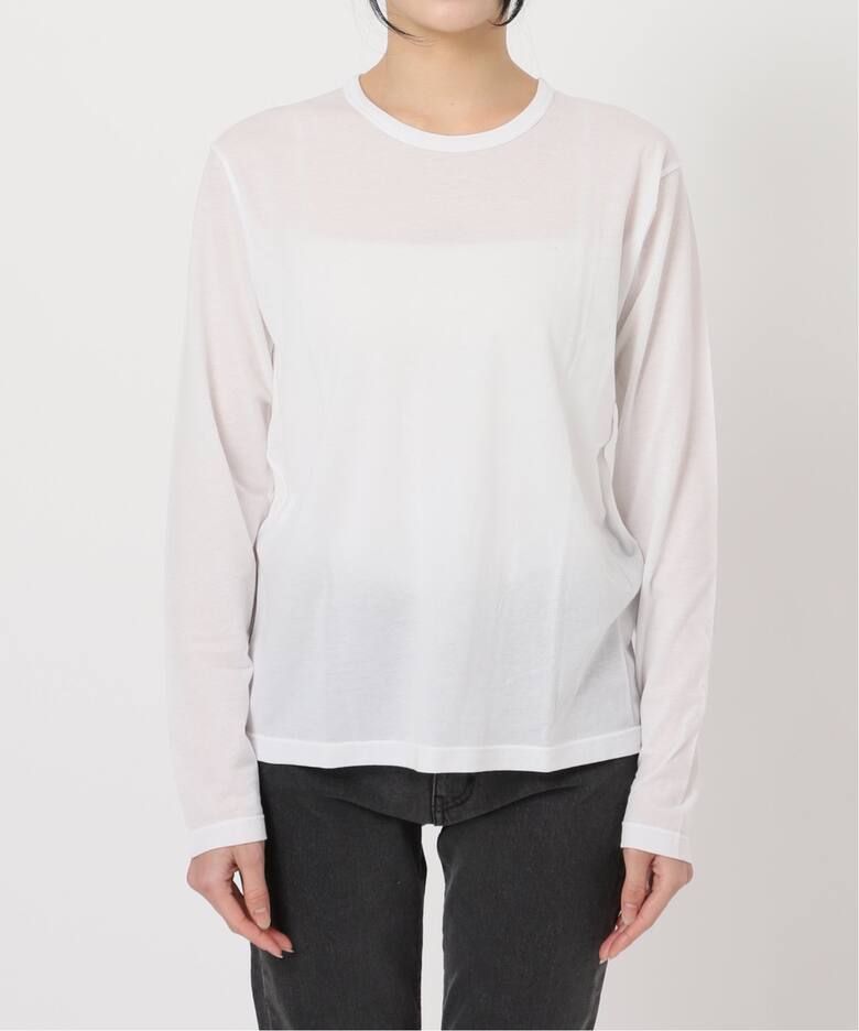 追加2》シアークルーネックロングTシャツ（Tシャツ／カットソー  