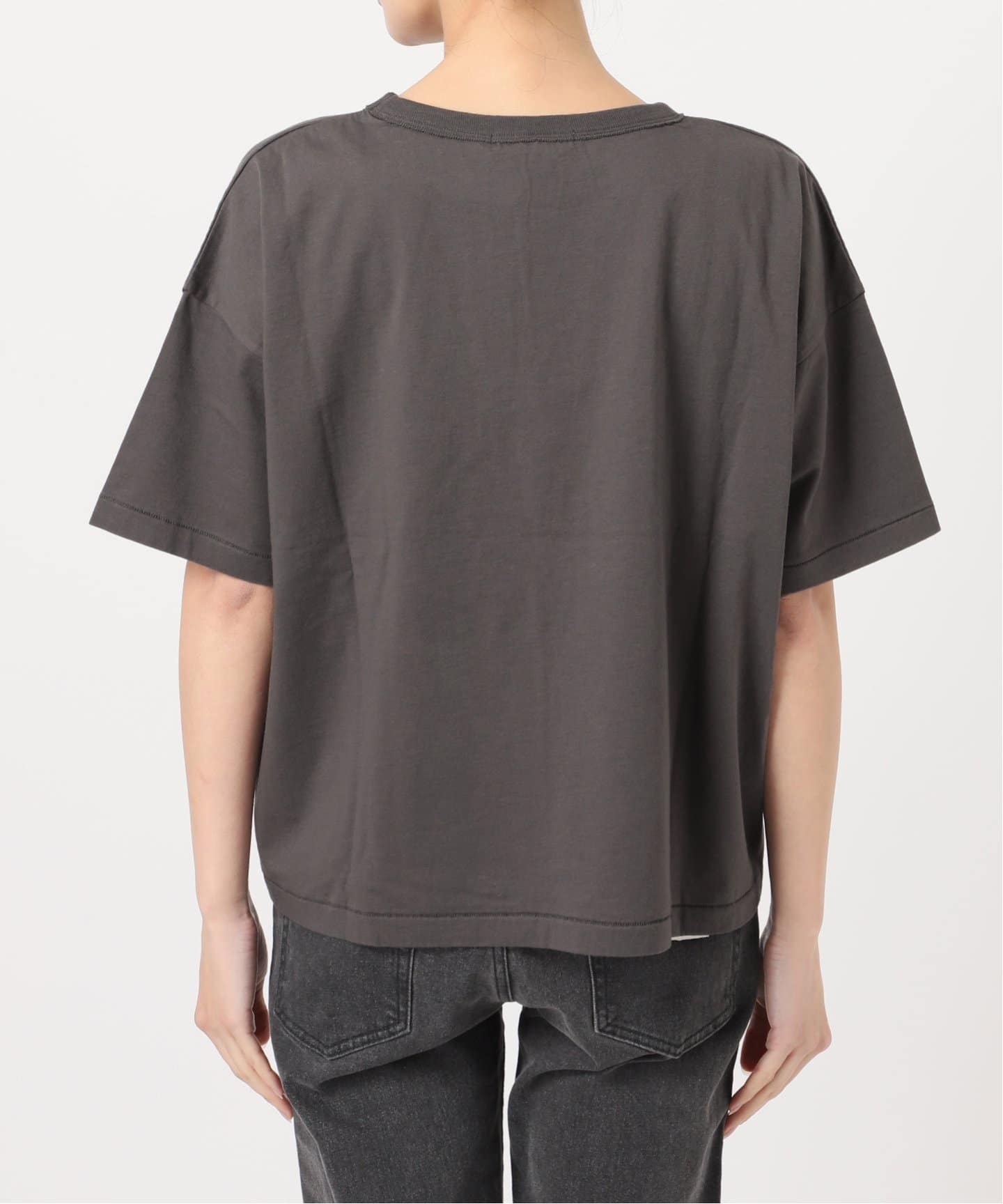 tシャツ 「洗濯機洗い可能」relumeオリジナルでグラフィック。ヴィンテージフロッキーロゴTEE レディース JOURNAL STANDARD relume｜《予約》ヴィンテージフロッキーロゴ