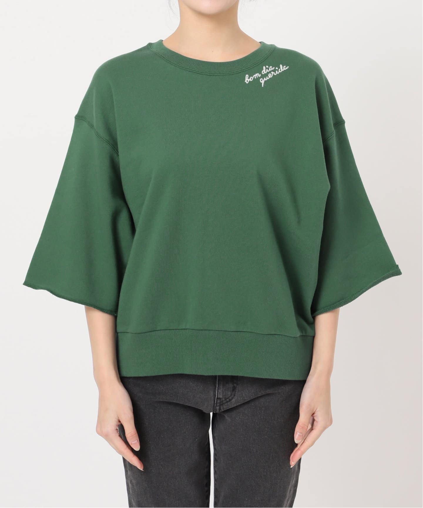 追加》刺繍ロゴハーフスリーブスウェット（スウェット