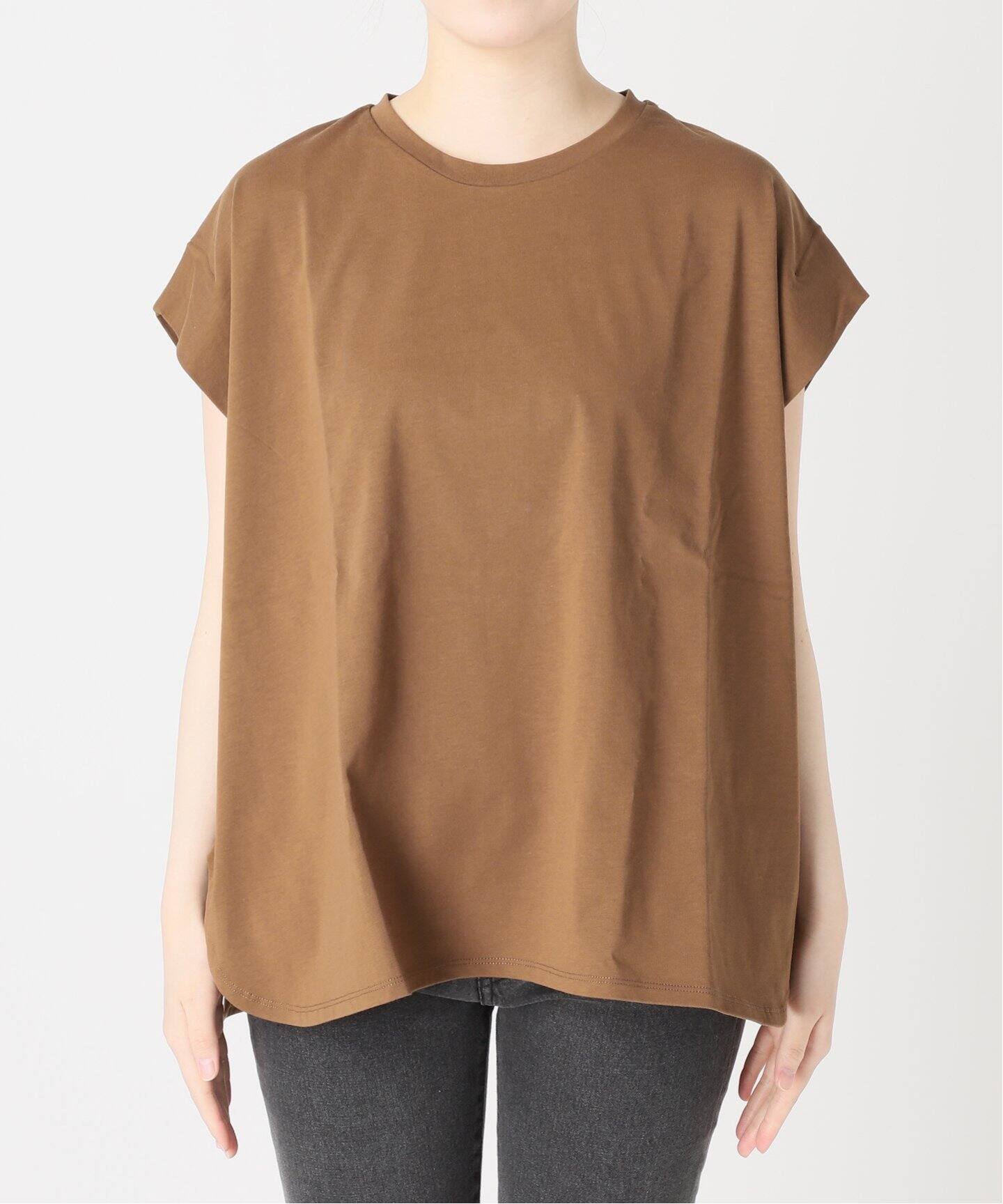 追加》オーガニックコットン汗ジミタックプルオーバー（Tシャツ