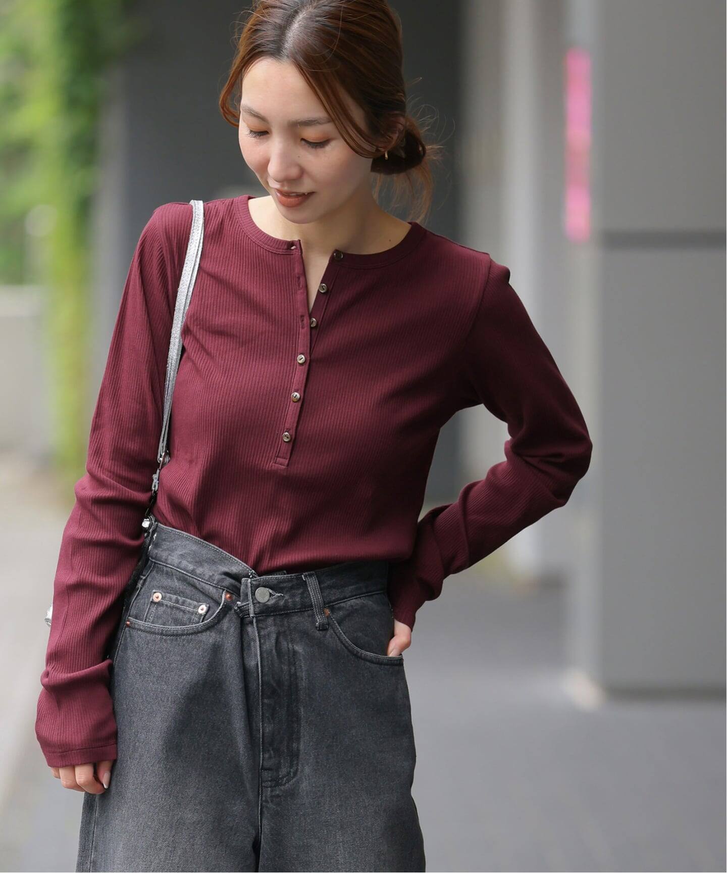 追加》ソフトテレコヘンリープルオーバー（Tシャツ／カットソー