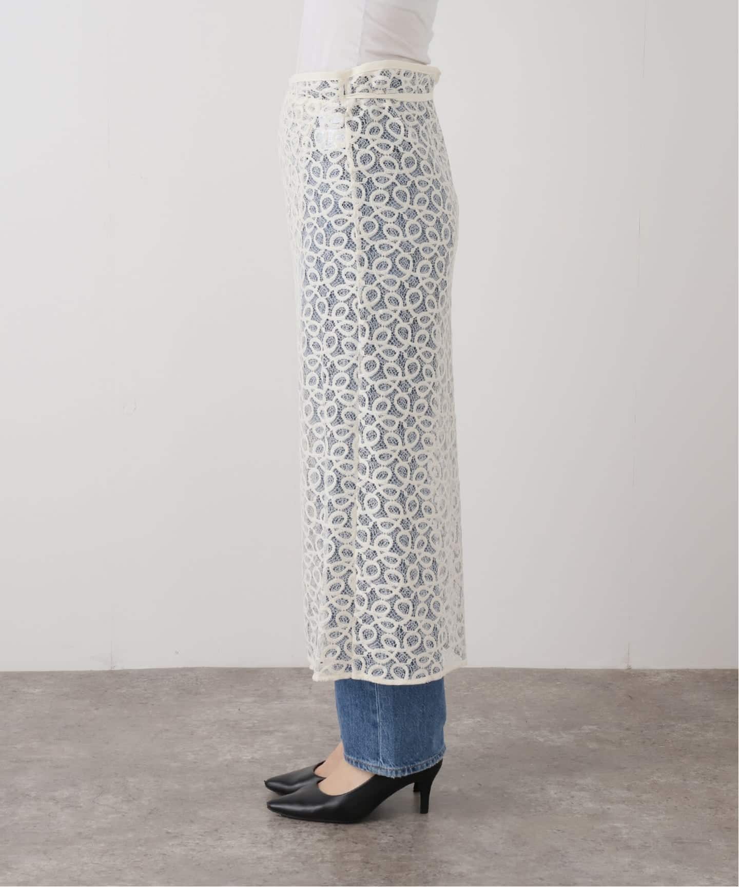 JOURNAL STANDARD relume クロシェ レース ラップスカート クロシェレースラップスカート（スカート）｜JOURNAL STANDARD