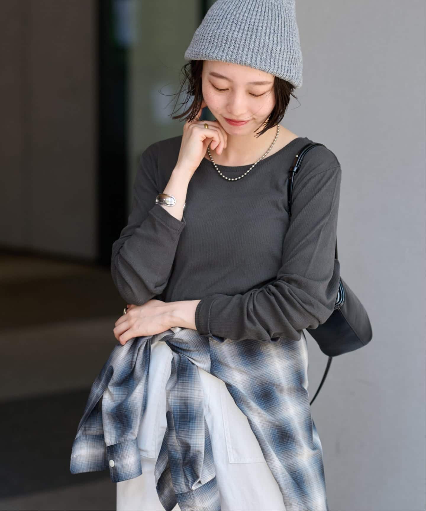 追加》ツイストシアーテレコロングTEE（Tシャツ／カットソー
