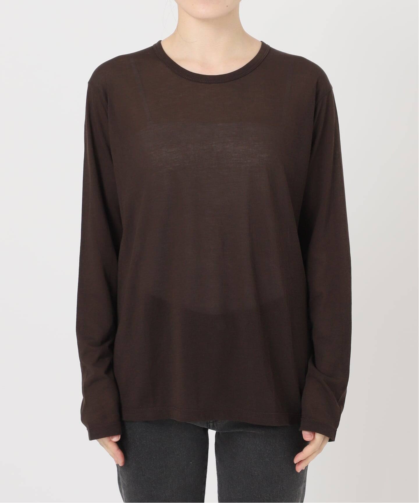 追加5》シアークルーネックロングTシャツ（Tシャツ／カットソー