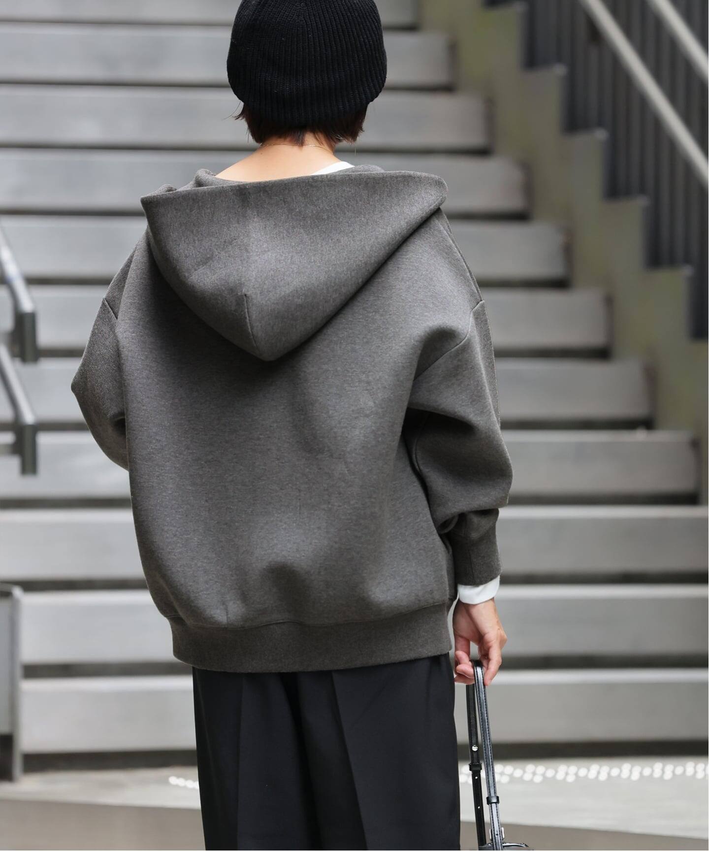 美品！JOURNAL STANDARD relumeフーディーブルゾングレー WEB限定追加3》フーディーブルゾン（パーカー）｜JOURNAL STANDARD