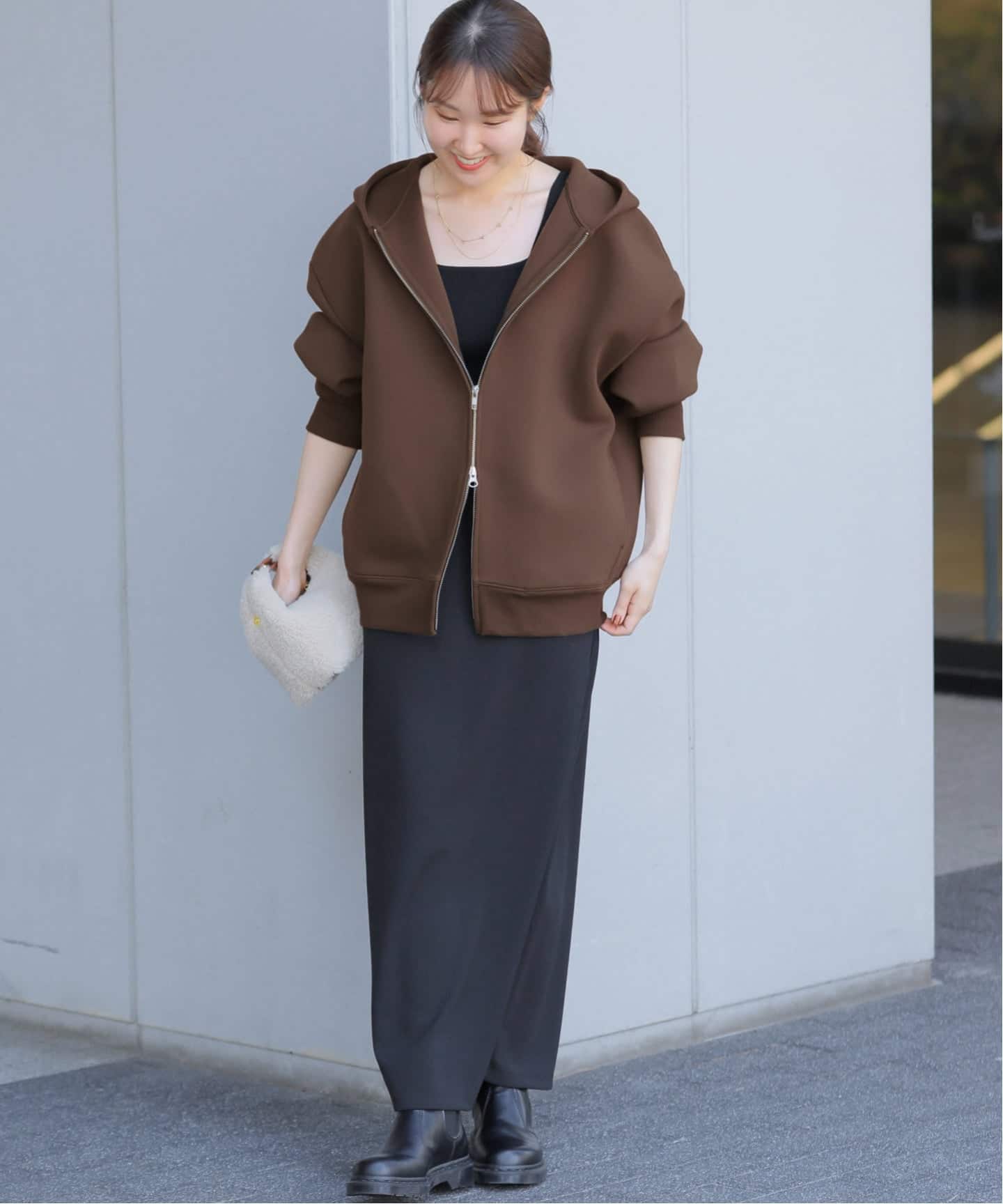 レリューム フーディーブルゾン グレー フリーサイズ 美品 JOURNAL STANDARD relume｜《WEB限定追加 / 新色》フーディー