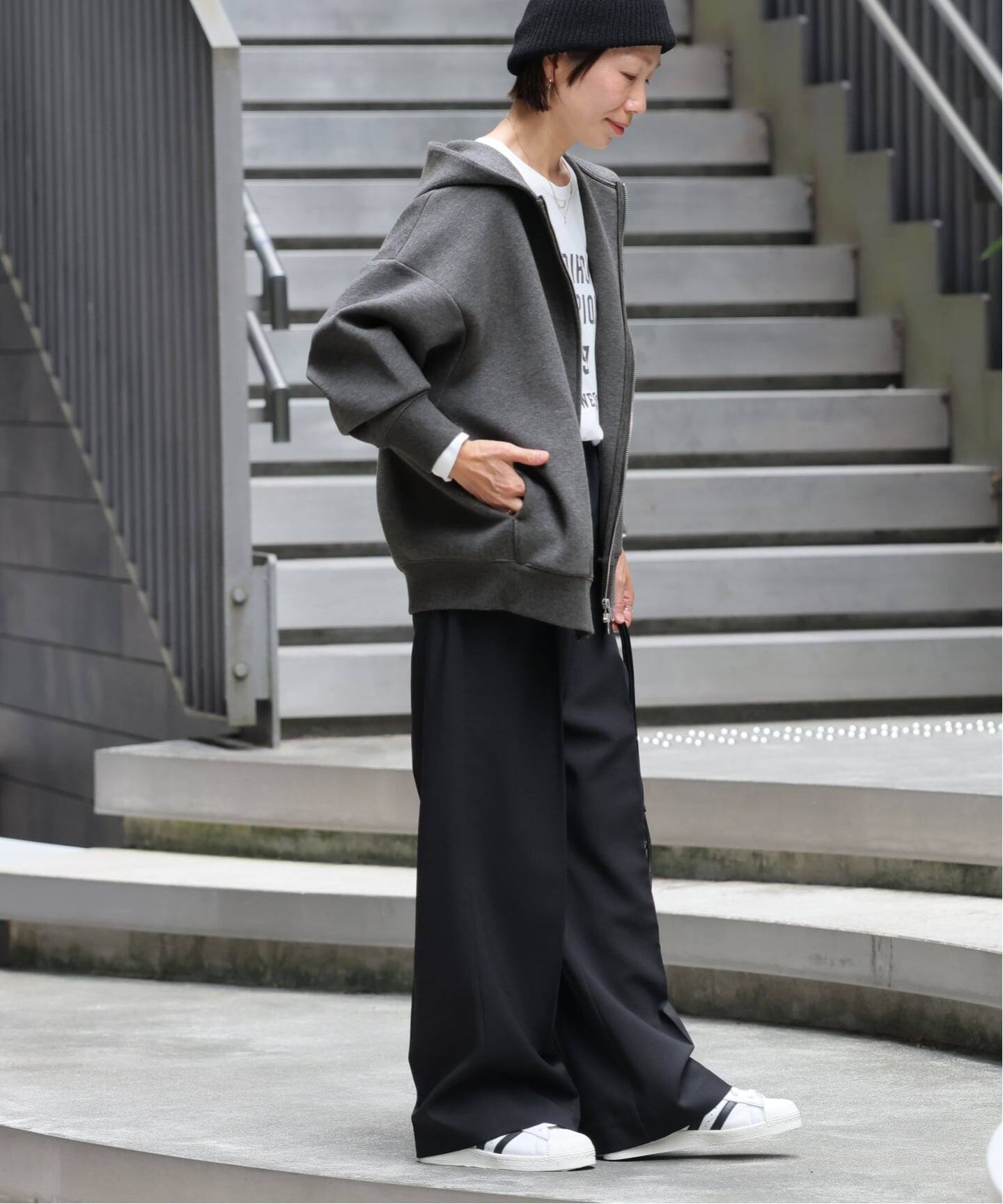 美品！JOURNAL STANDARD relumeフーディーブルゾングレー JOURNAL STANDARD relume｜《WEB限定追加3》フーディーブルゾン