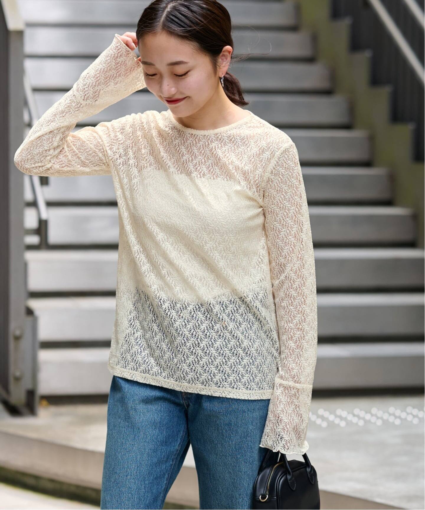 リーフレースプルオーバー（Tシャツ／カットソー）｜JOURNAL STANDARD