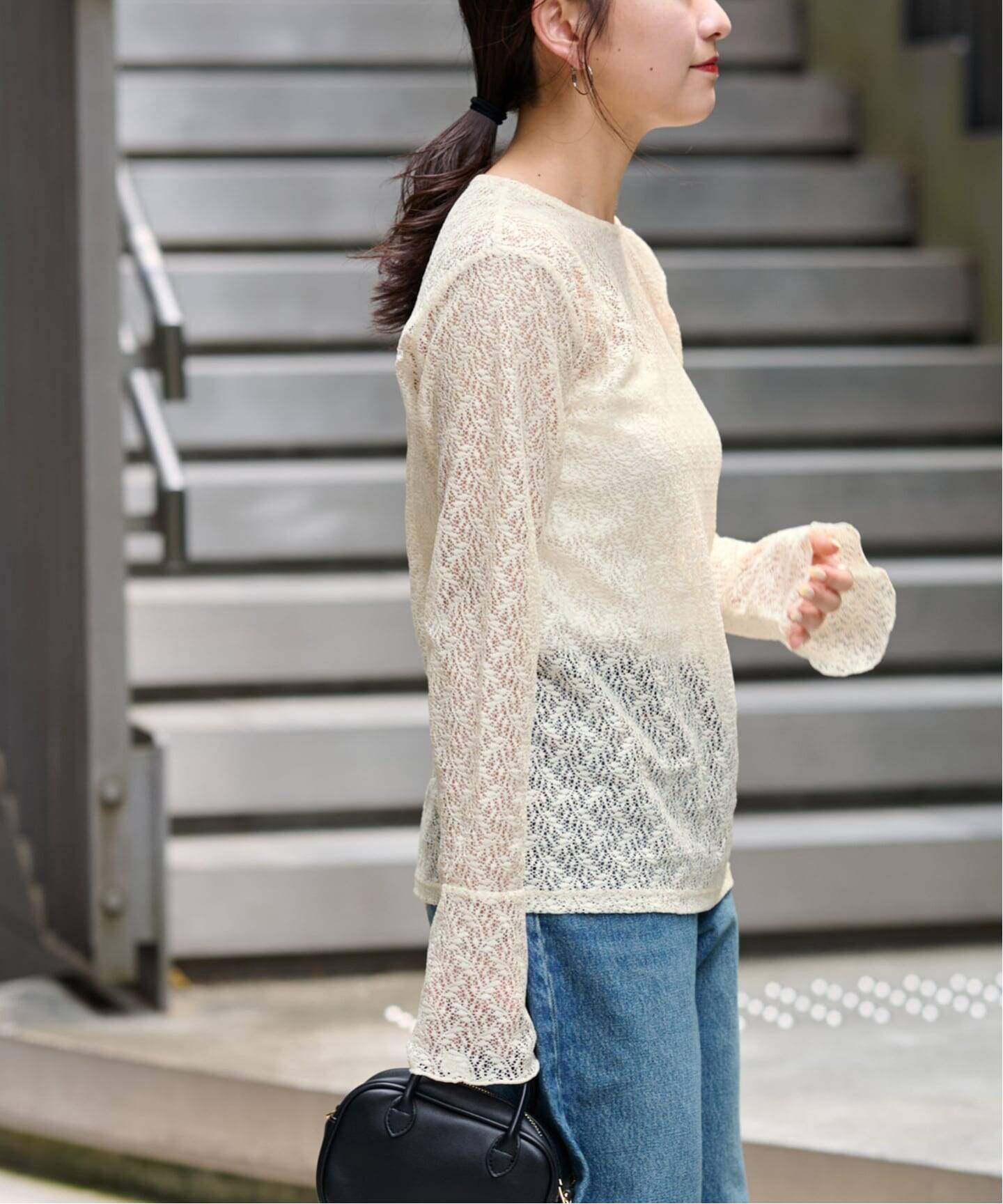 リーフレースプルオーバー（Tシャツ／カットソー）｜JOURNAL STANDARD 