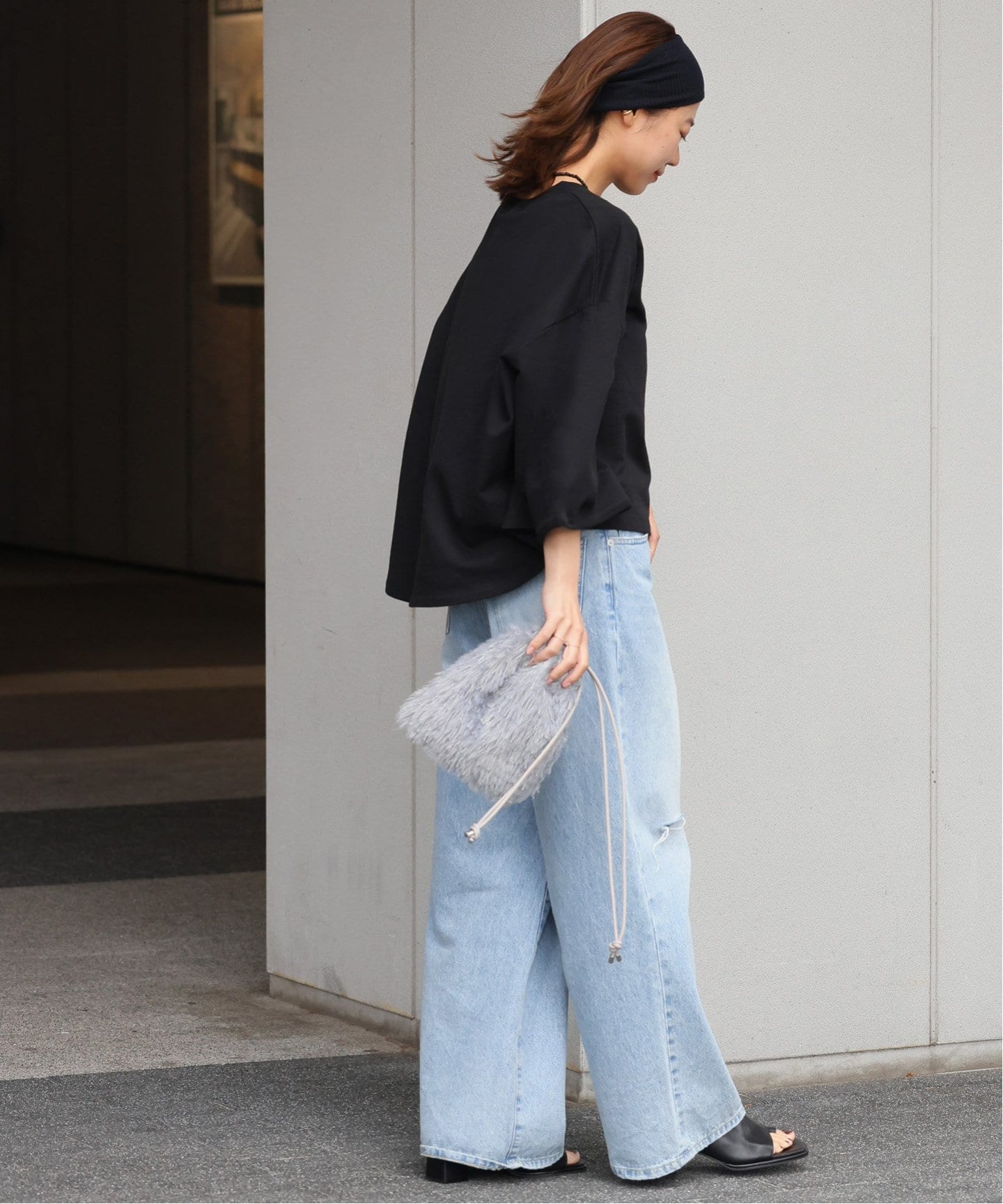 tシャツ 「WEB限定再入荷！」ルーズなシルエットが大人可愛い。バイオミニ裏毛ルーズプルオーバー レディース WEB限定追加予約》バイオミニ裏毛ルーズプルオーバー（Tシャツ