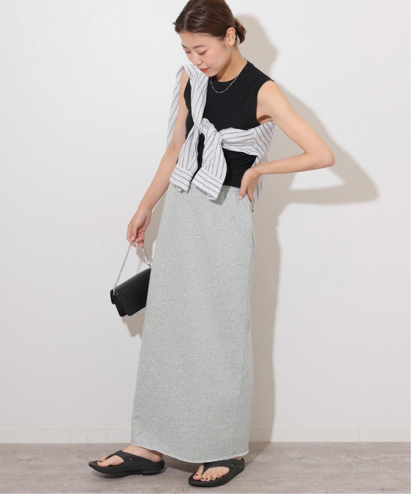 一部WEB追加8 / 新色》スウェットマキシスカート（ロング・マキシ丈