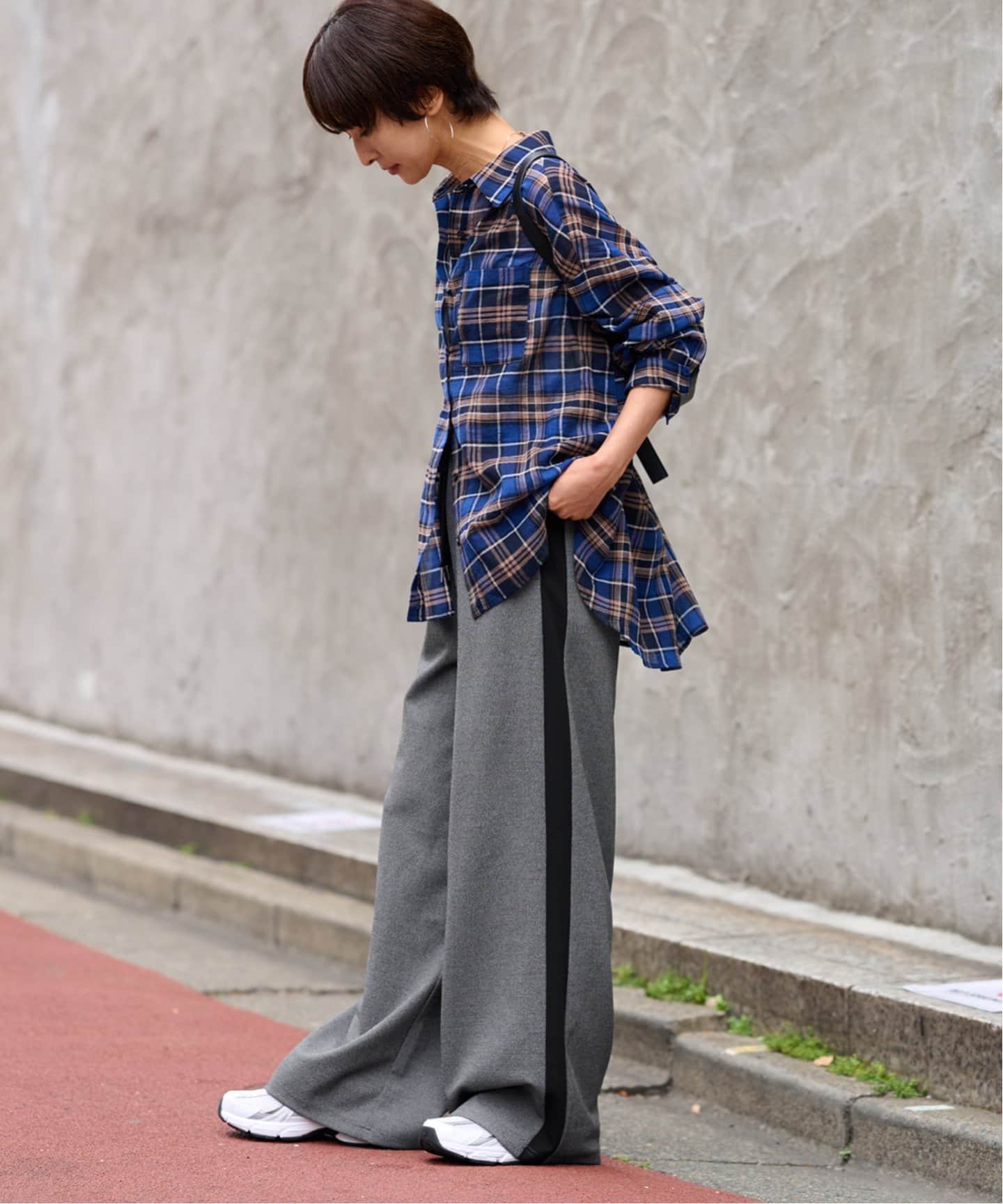 パンツ JOURNAL STANDARD relume JOURNAL STANDARD relume パンツ 「ZOZO限定」STRIPE TUCK