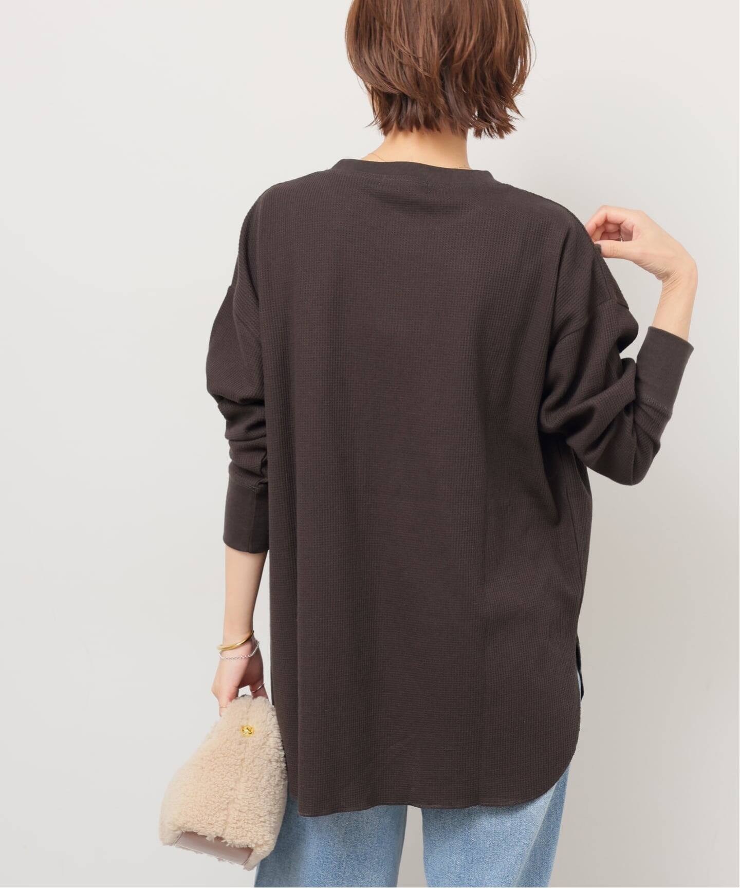 追加2》TCワッフルオーバーサイズロングスリーブTシャツ（Tシャツ