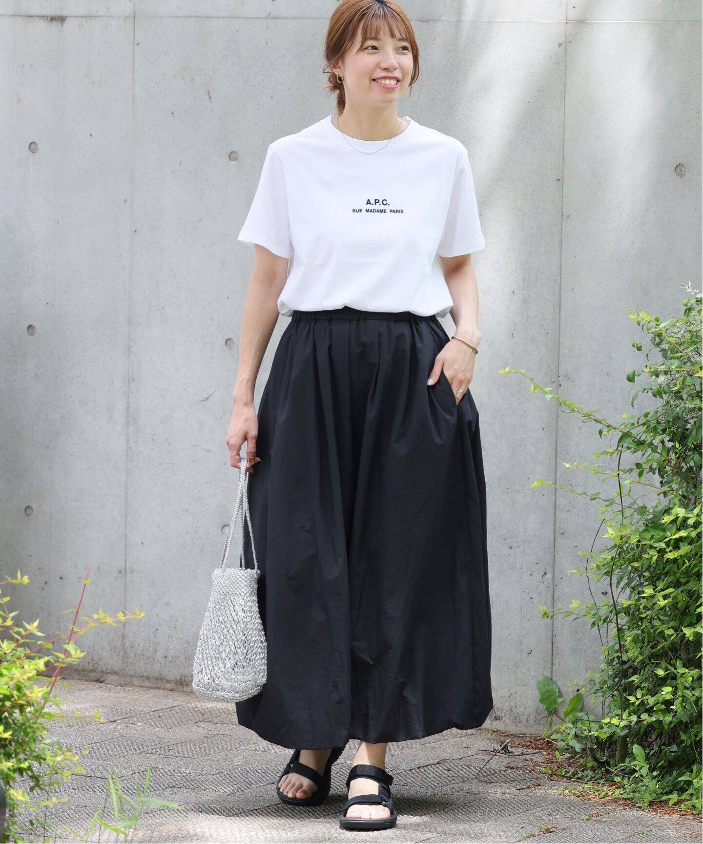 Tシャツ(半袖/袖なし) A.P.C T-SHIRT PETITE RUE MADAME H JPS A.P.C./アー・ペー・セー】T-SHIRT PETITE RUE MADAME H：Tシャツ（T