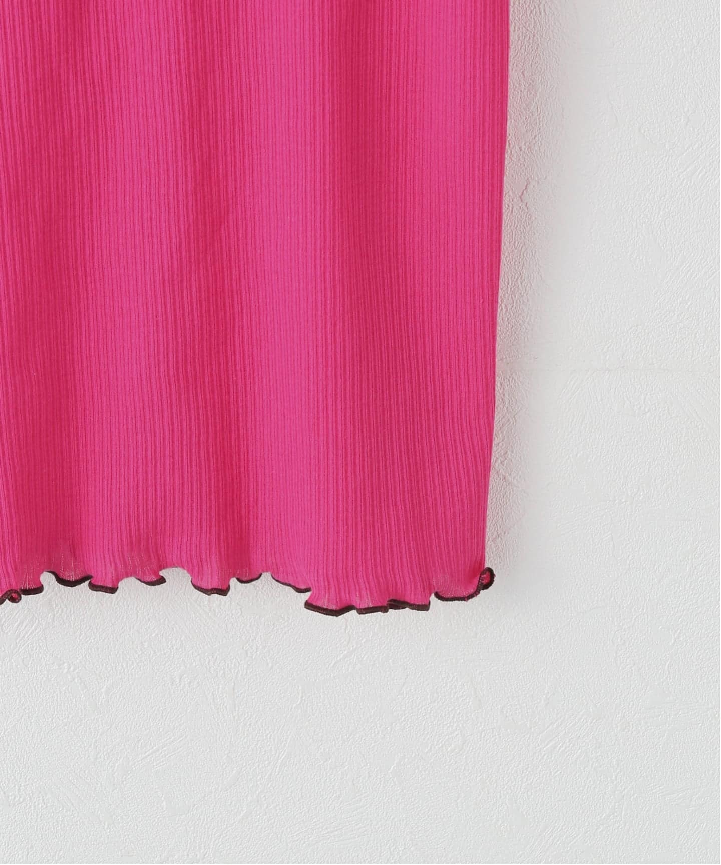 Baserange Vein Ribbed Tシャツベースレンジpink新品L BASERANGE/ベースレンジ】 VEIN LONG SLEEVE TEE（Tシャツ／カットソー