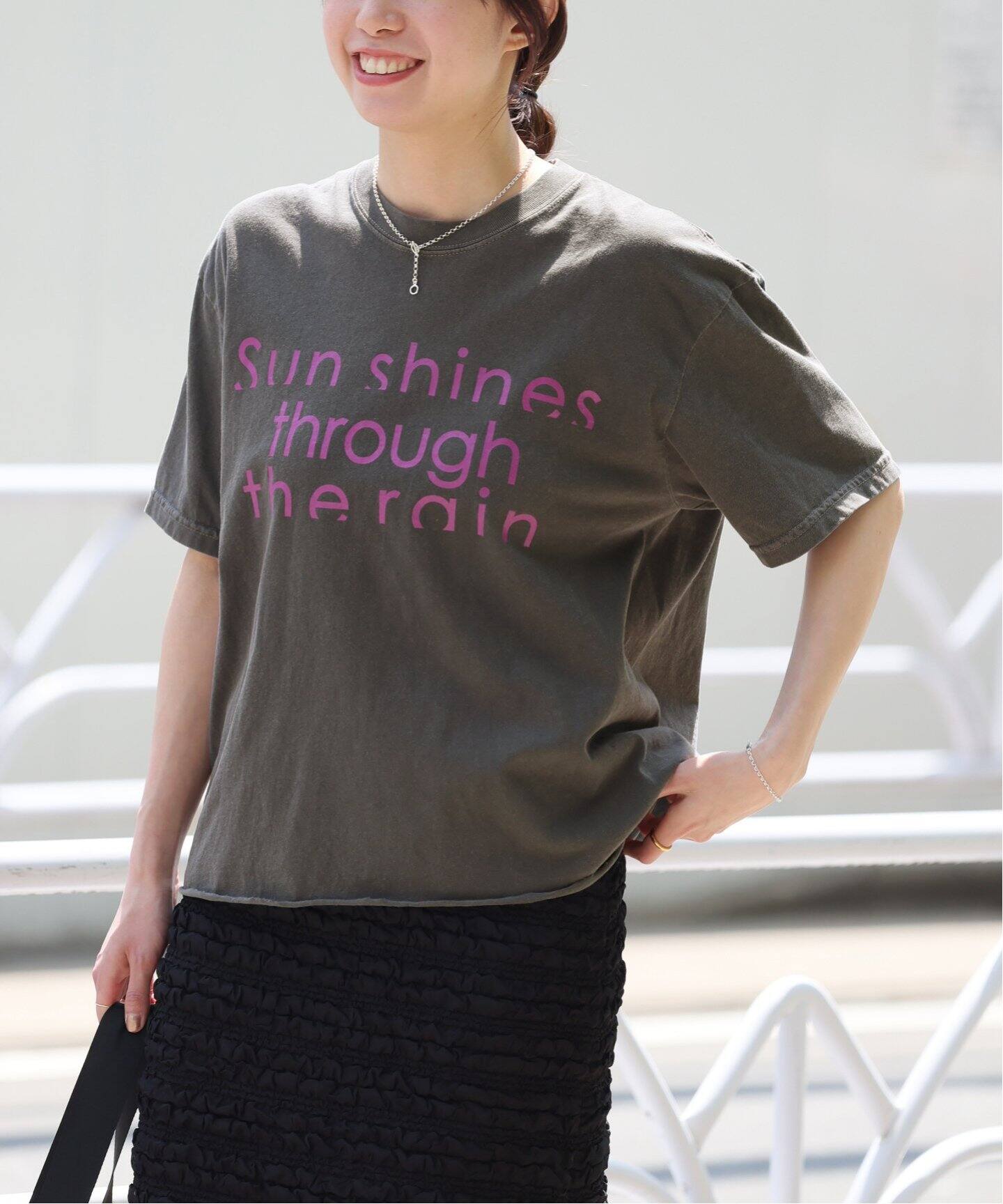 THE DAY ON THE BEACH】カットオフTシャツ（Tシャツ／カットソー