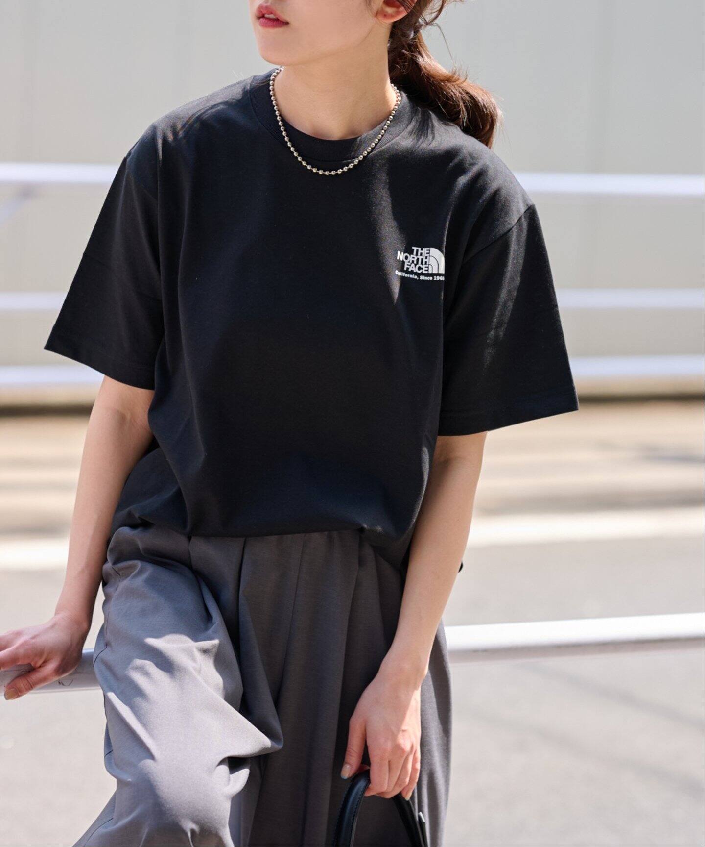 THE NORTH FACE/ ザノースフェイス】S/S Historical Logo T：Tシャツ