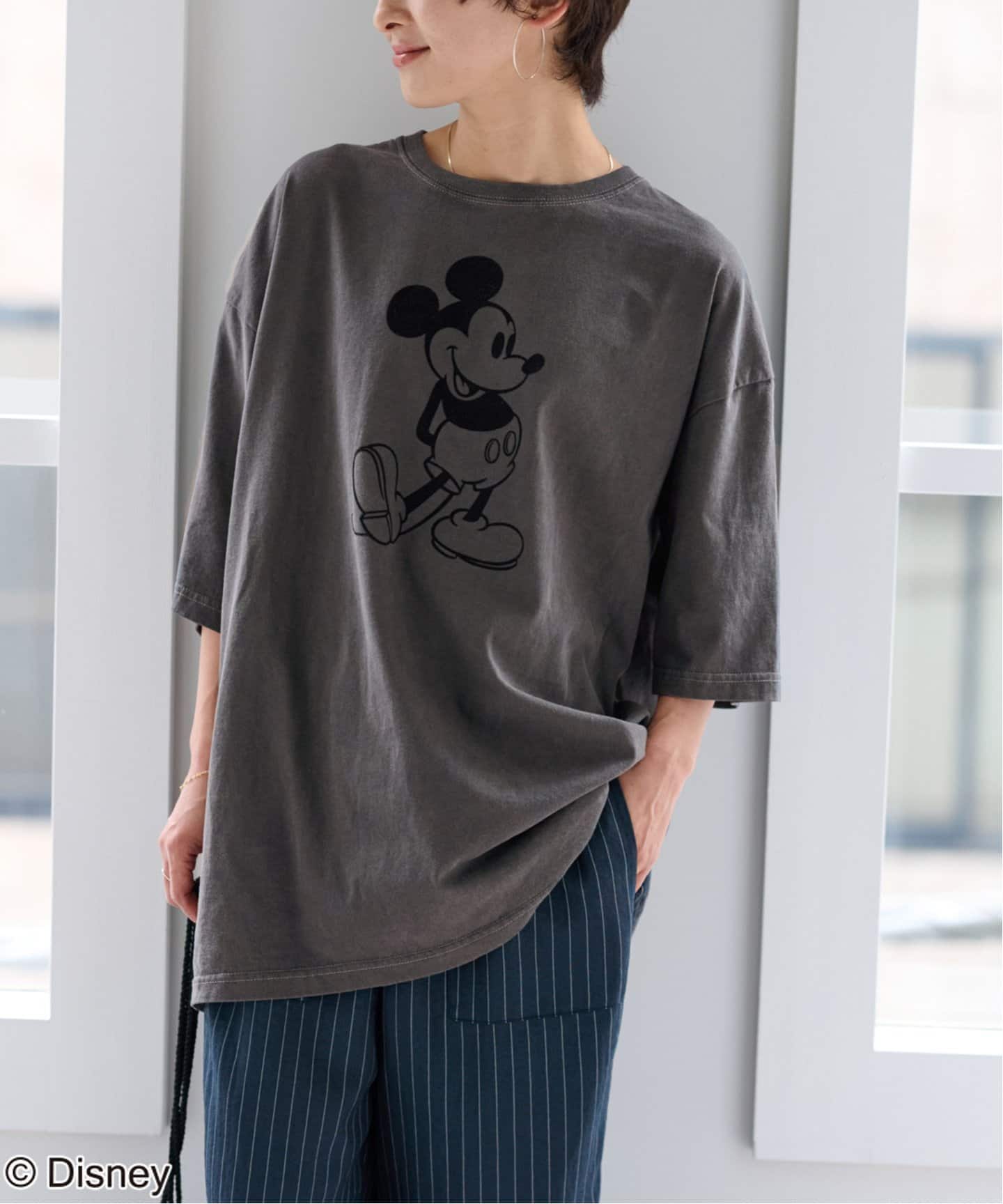ジャーナルスタンダード　GOOD ROCK SPEED ミッキーリンガーTシャツ GOOD ROCK SPEED / Disney MICKEY MOUSE リンガーT