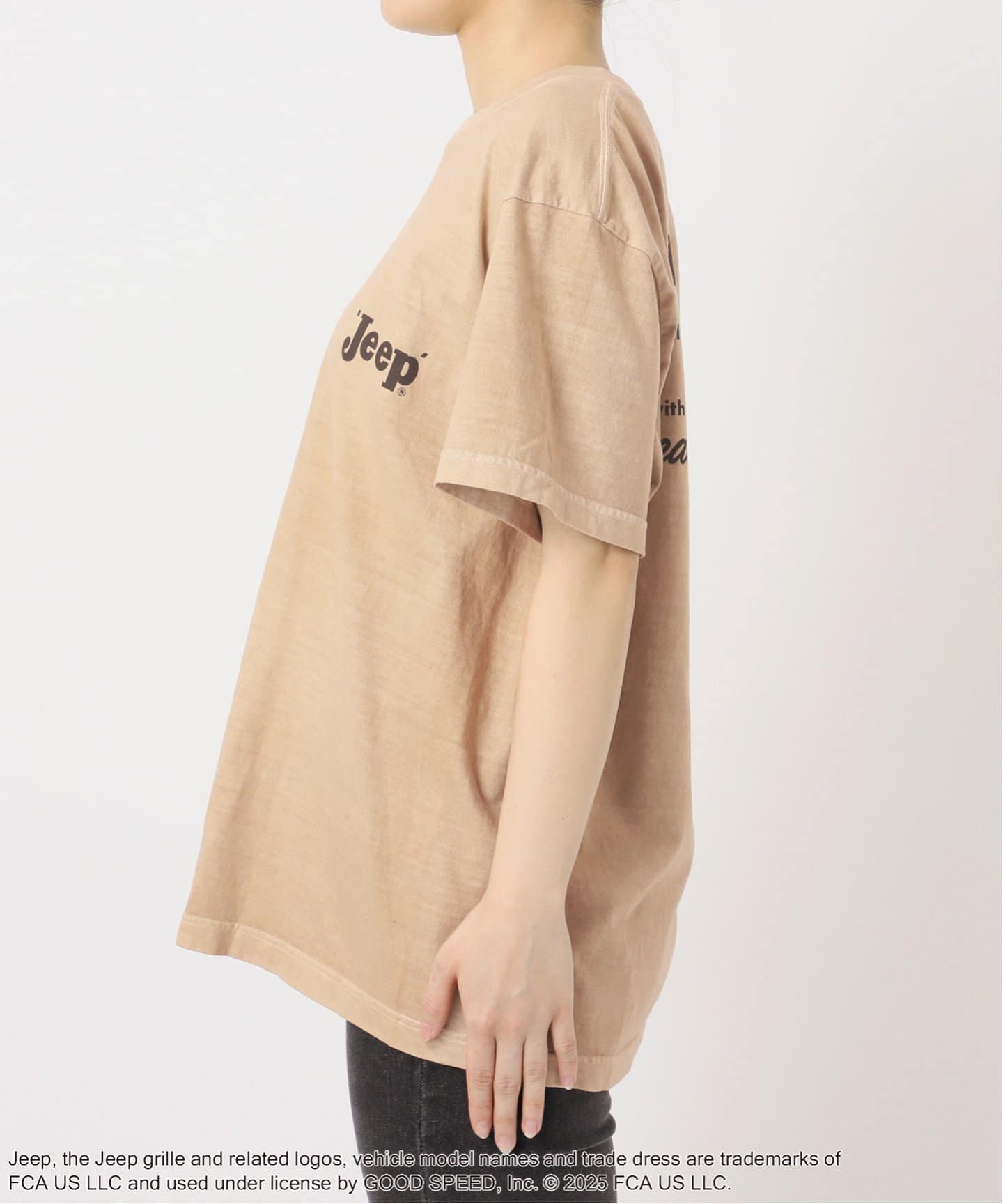 GOOD ROCK SPEED JEEP Tシャツ　ベージュ GOOD ROCK SPEED / Jeep Tシャツ ベージュ