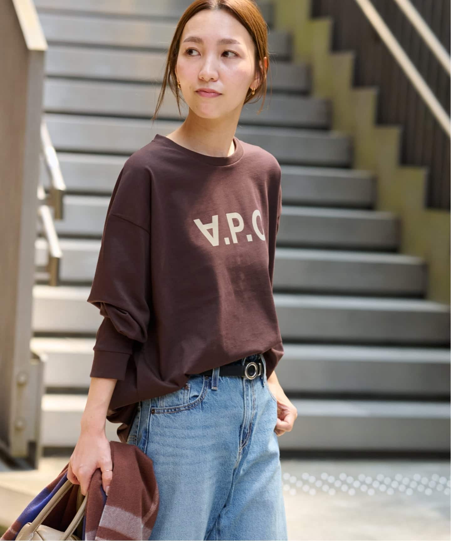 別注【A.P.C./アーペーセー】L/S SHIRT：カットソー（Tシャツ