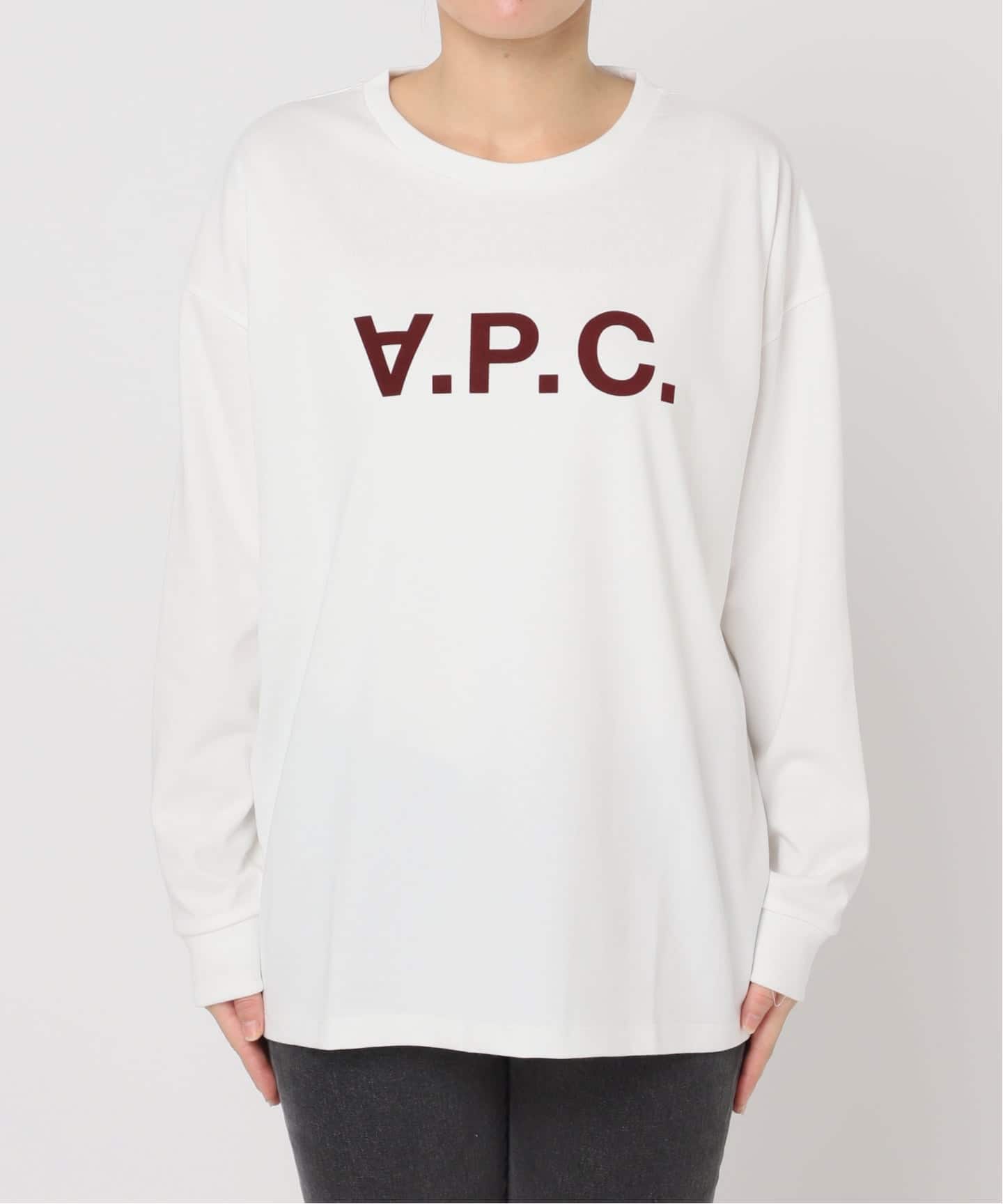 未使用 A.P.C.カットソーJOURNAL STANDARD relume購入 別注【A.P.C./アーペーセー】L/S SHIRT：カットソー（Tシャツ