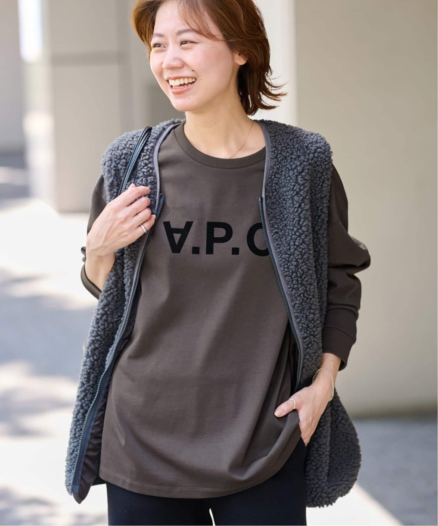 《予約》別注【A.P.C./アーペーセー】L/S SHIRT:カットソー