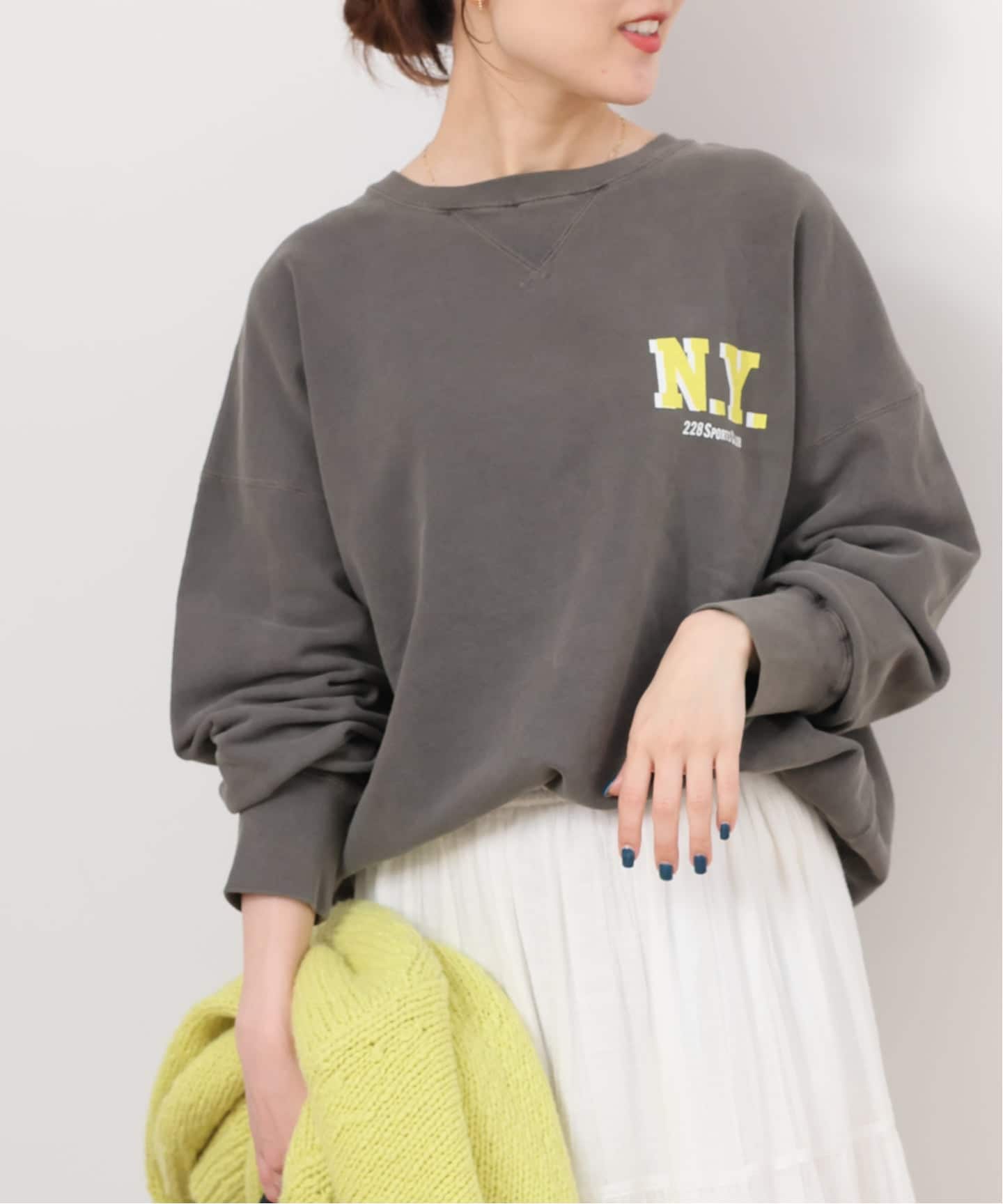 追加4》【HOLIDAYS COMFORT】VINTAGEカコウロゴスウェット（スウェット