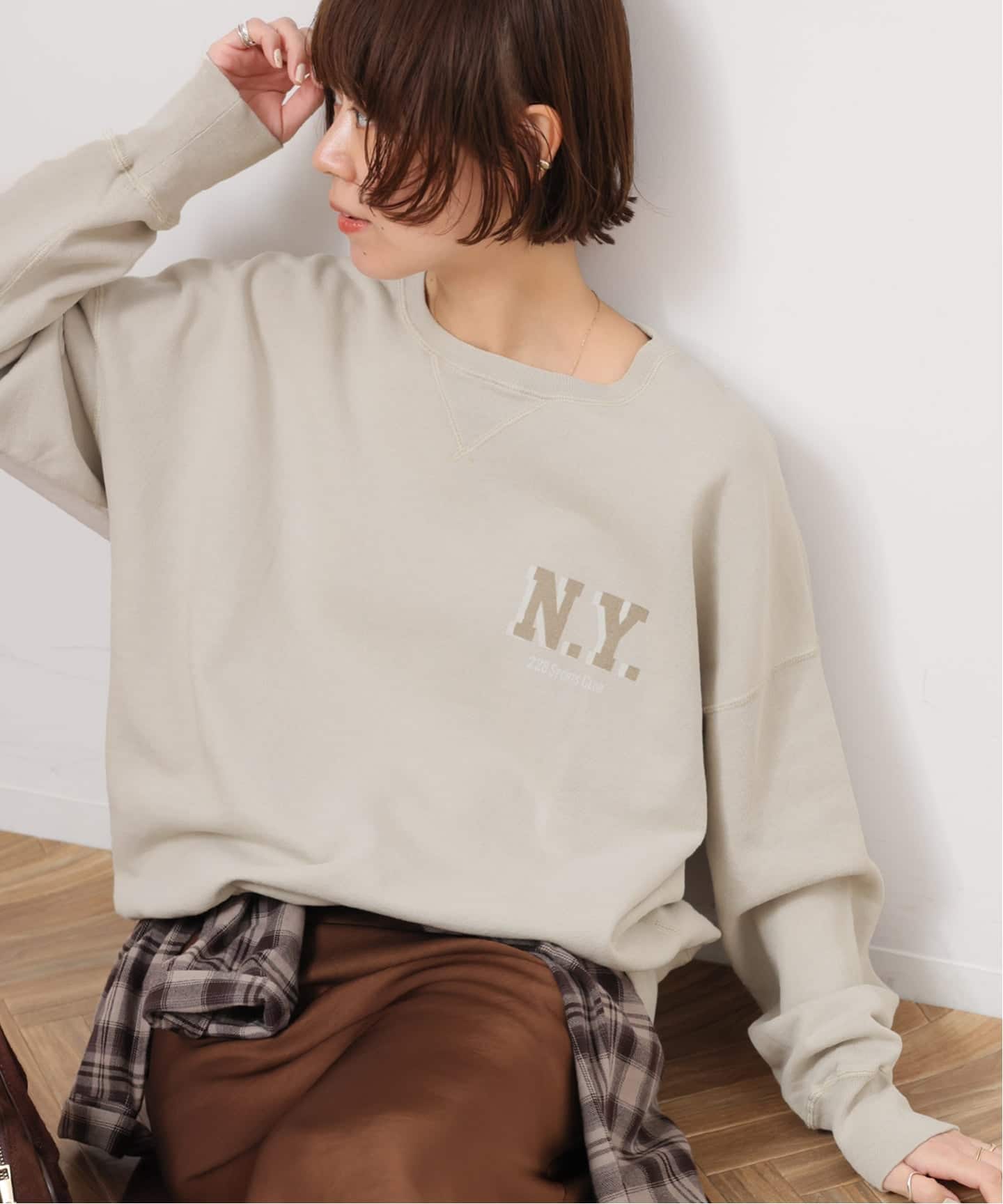 追加4》【HOLIDAYS COMFORT】VINTAGEカコウロゴスウェット（スウェット
