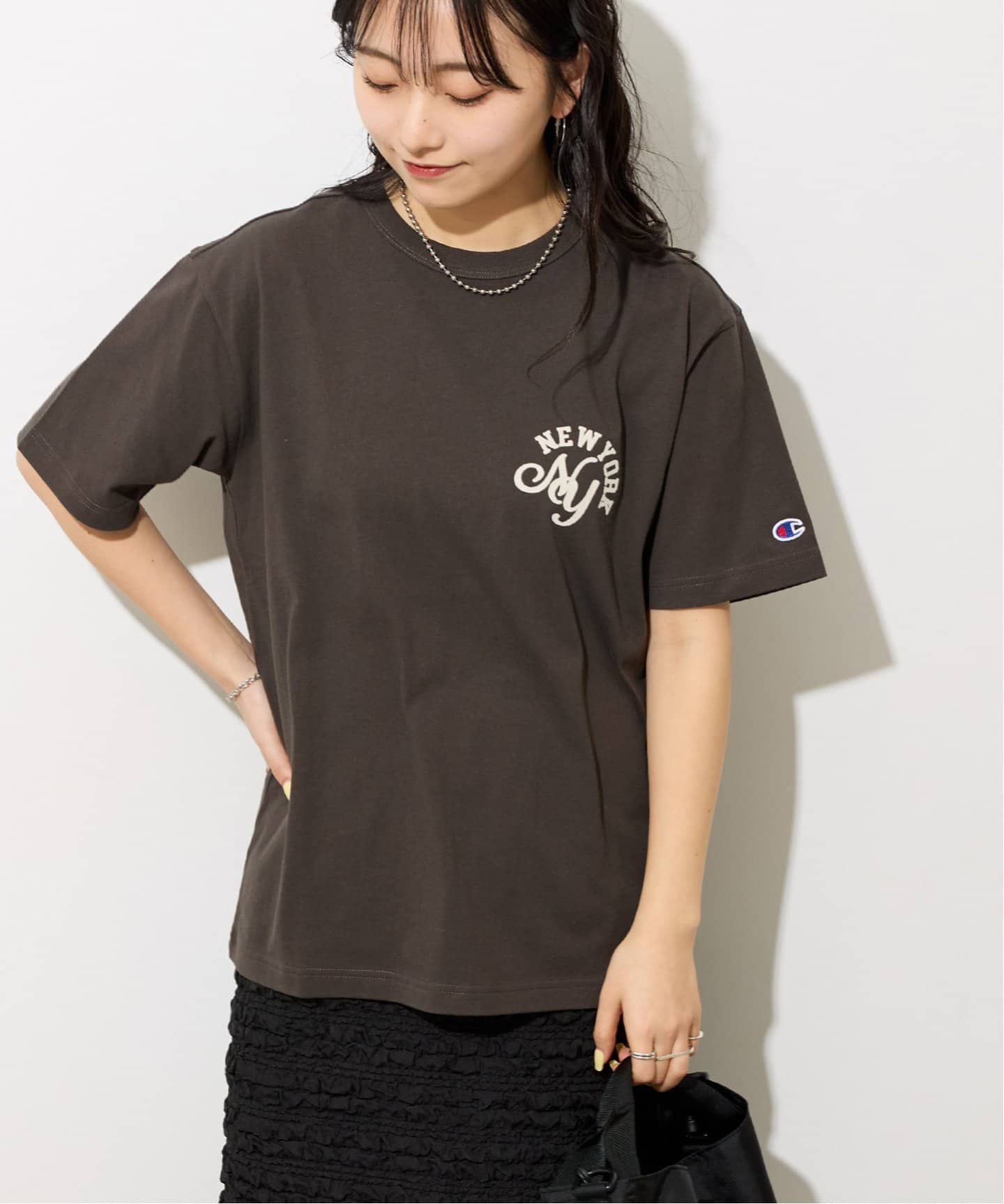 最終値下げChampion×THE UNION / THE ONE SHOW 別注【Champion/チャンピオン】20s/1 Cotton Jersey TEE：T