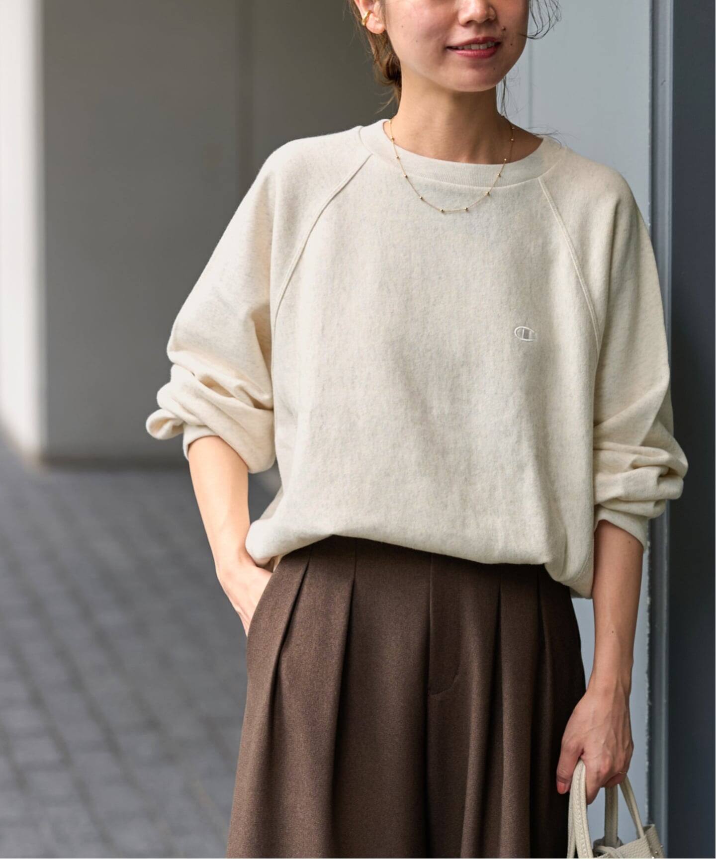 追加》別注【Champion/チャンピオン】*RE RW10oz RAGLAN CN SWEAT