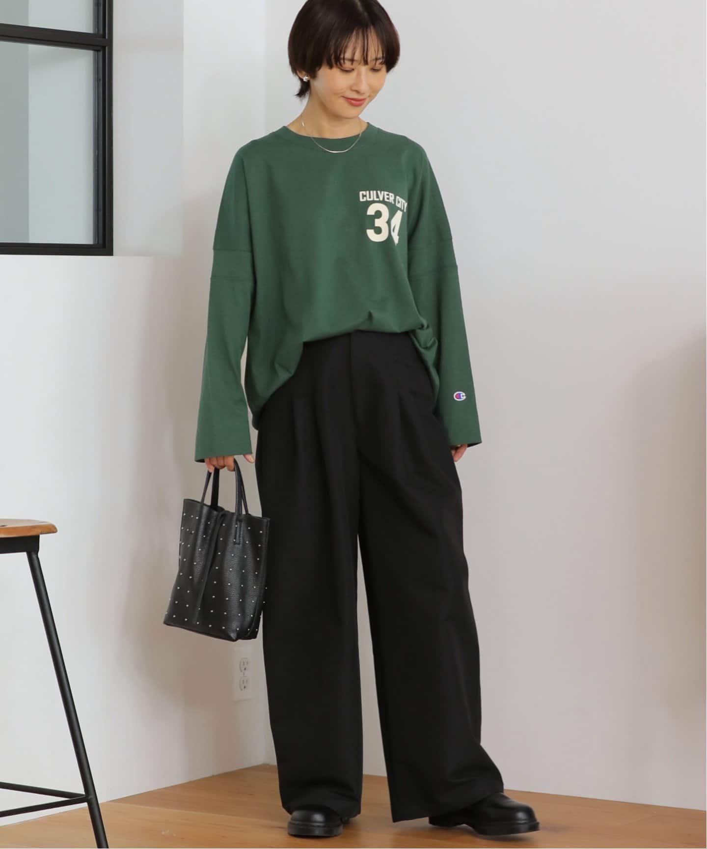 予約》別注【Champion/チャンピオン】ロングスリーブTシャツ16s