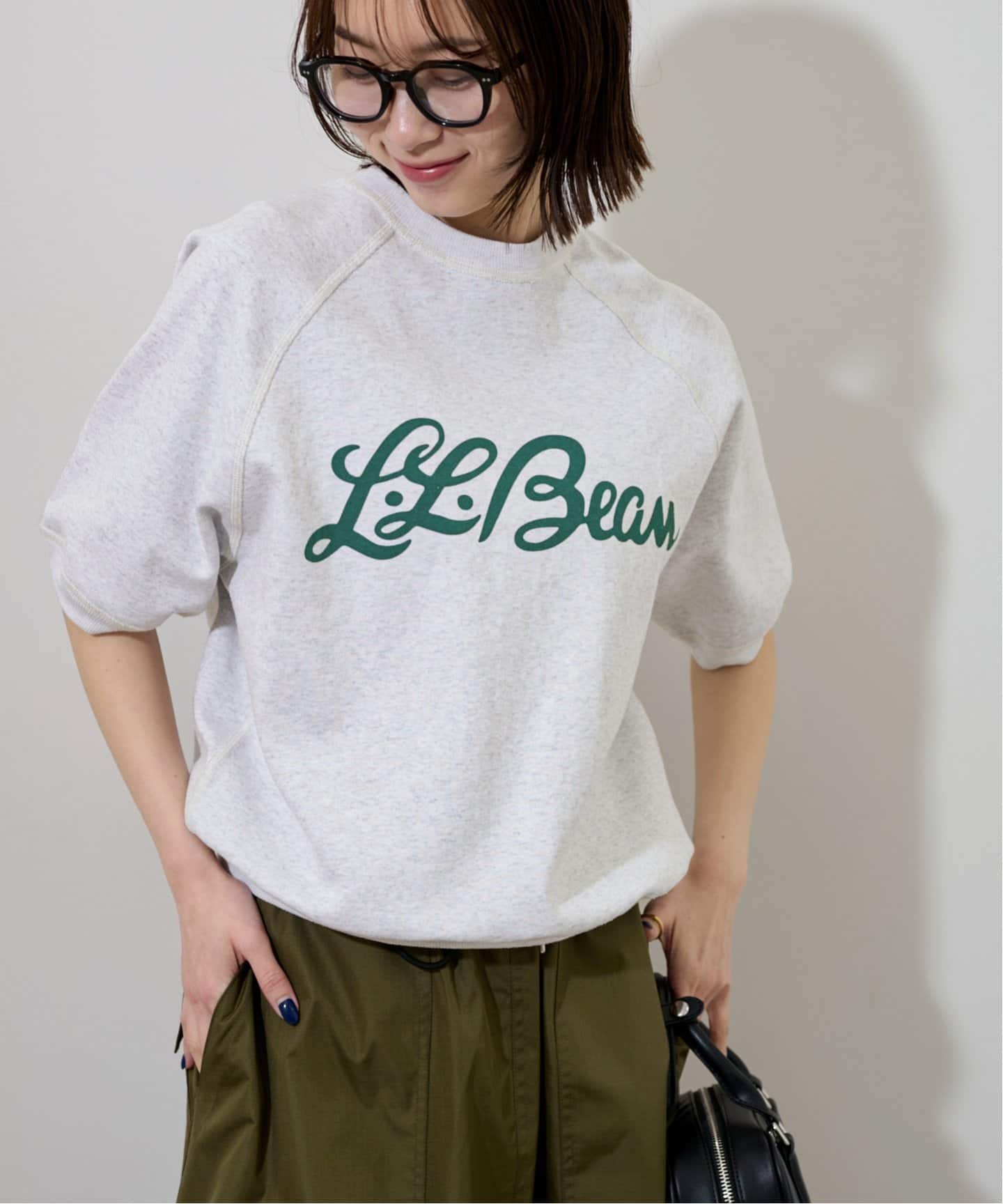 LLビーン　Portageショートスリーブスエット L.L.Bean/エルエルビーン】Portage ショートスリーブスウェット