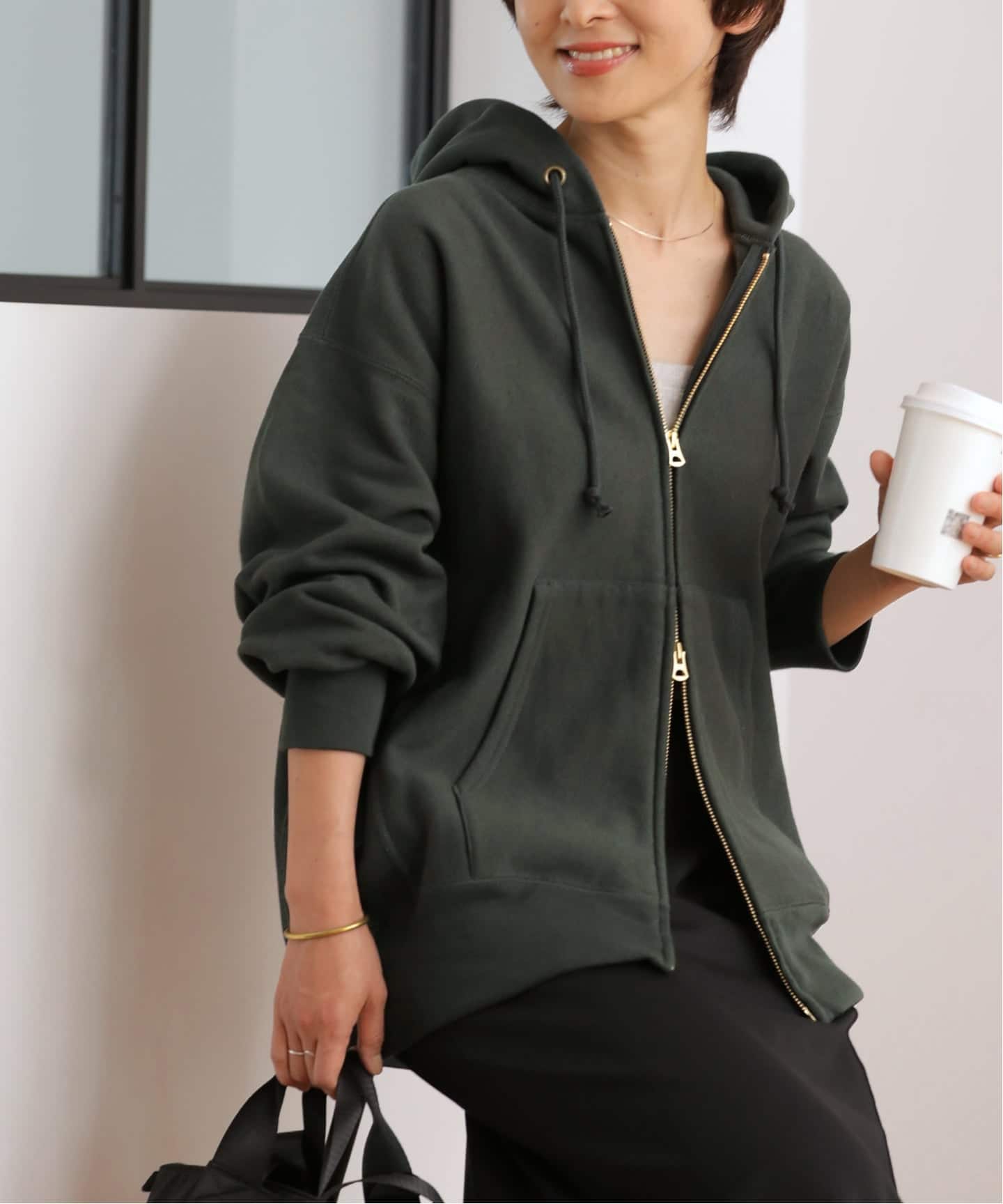 CHAMPION×JOURNAL STANDARD フード付きパーカー 別注【Champion/チャンピオン】RW 11.5oz フ―ディースウェット