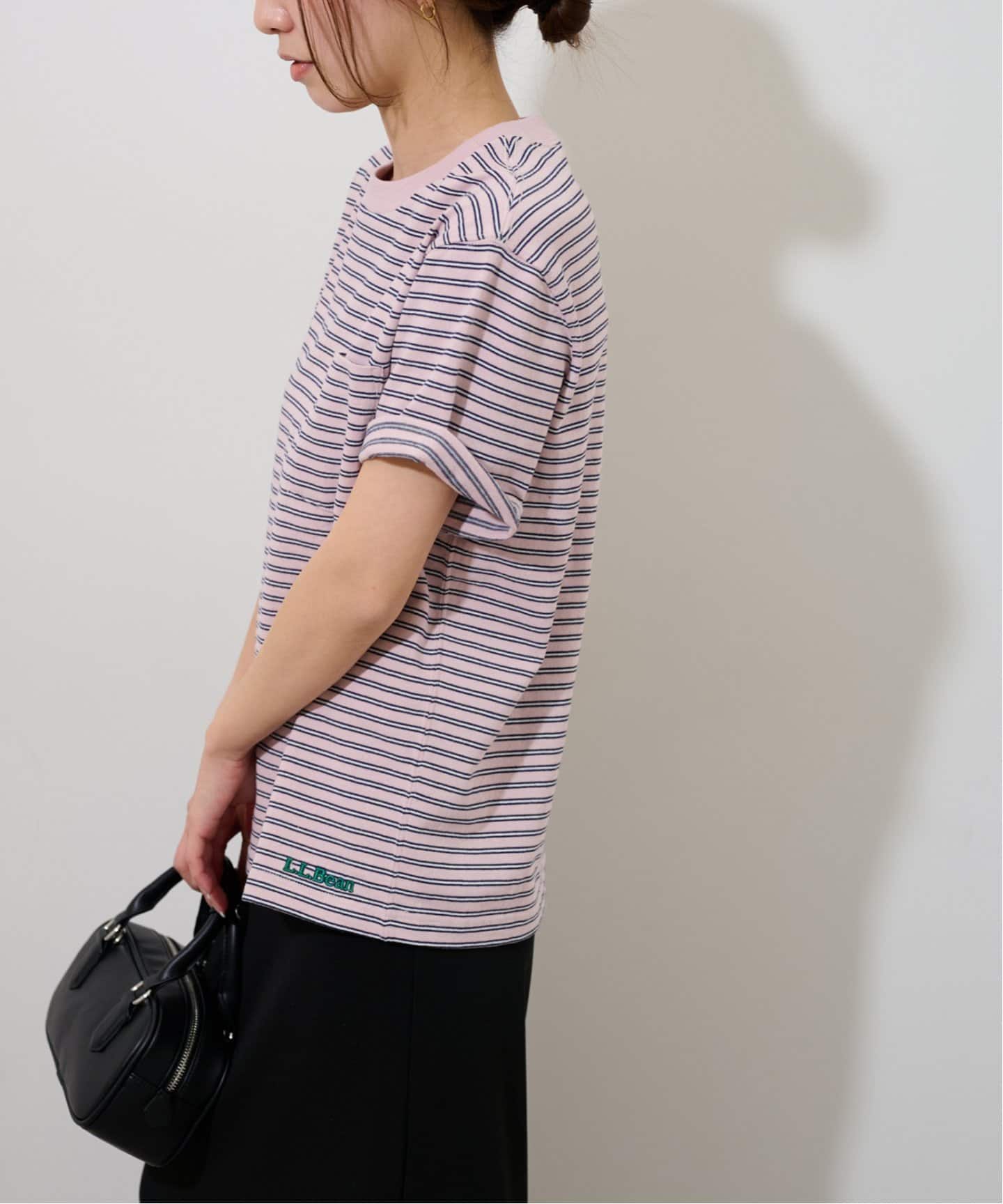 エルエルビーン　ジャーナルスタンダードレリューム　ボーダーTシャツ L.L.Bean/エルエルビーン】Union Short Sleeve Stripe Tee：T